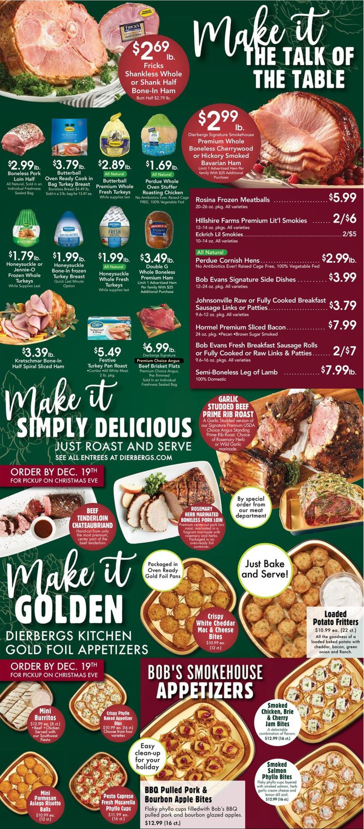 Dierbergs Ad from 12/15/2020