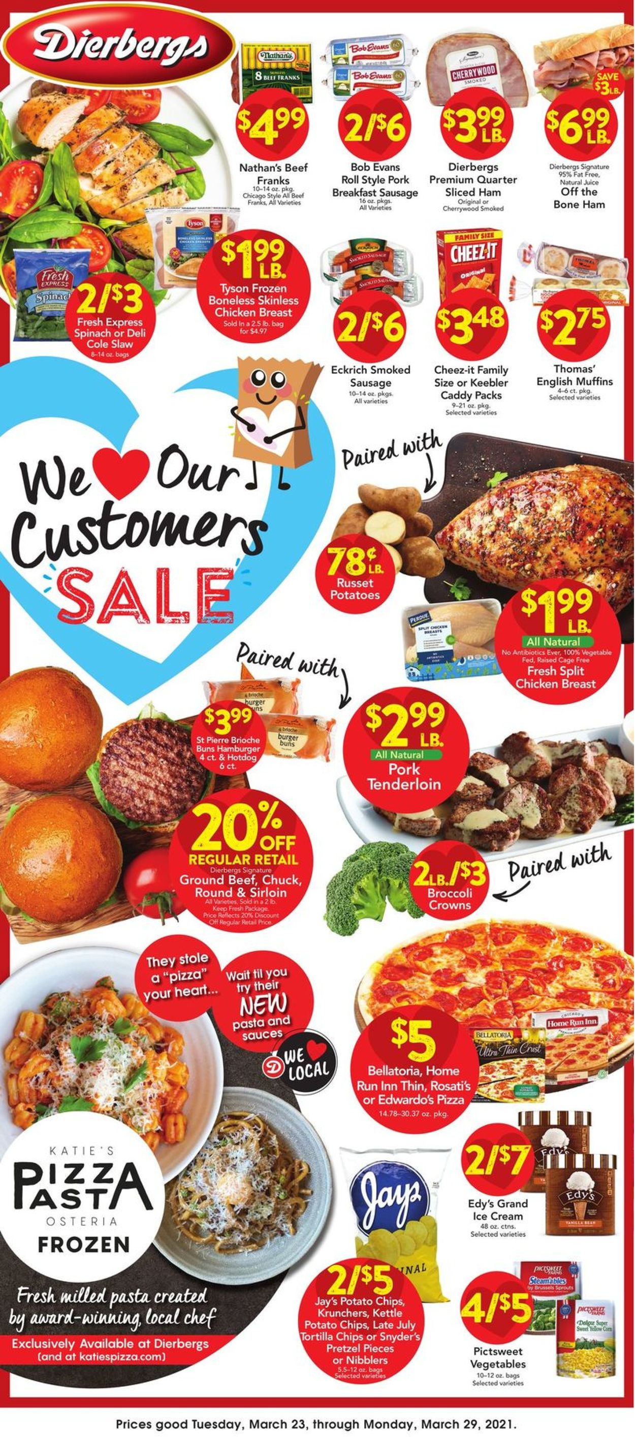 Dierbergs Ad from 03/23/2021