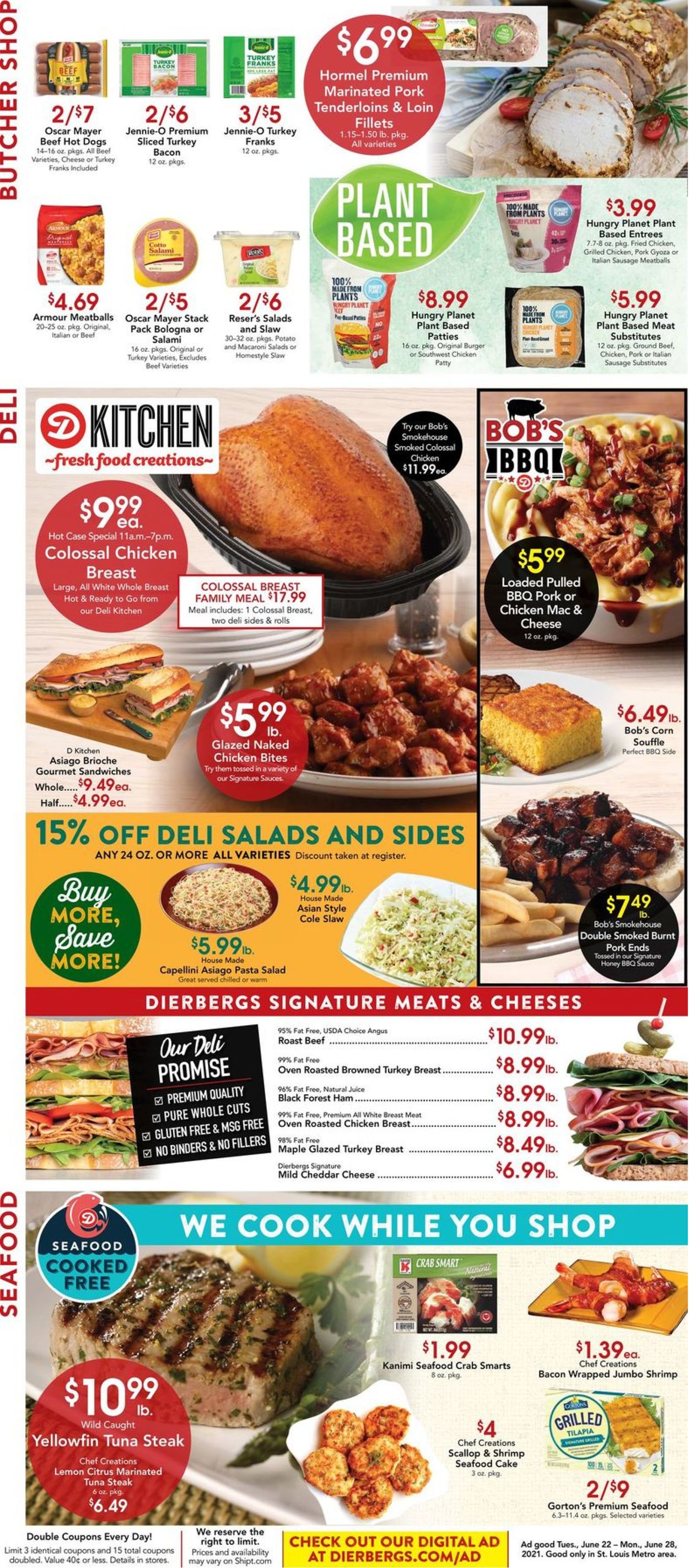 Dierbergs Ad from 06/22/2021