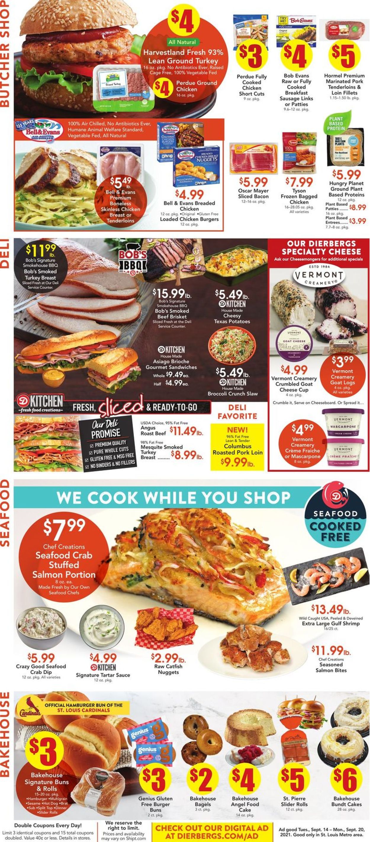Dierbergs Ad from 09/14/2021