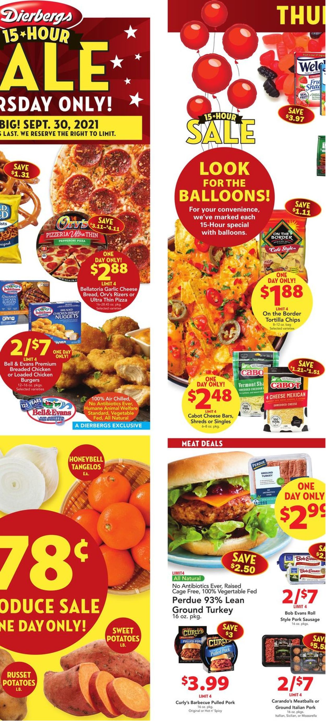 Dierbergs Ad from 09/28/2021