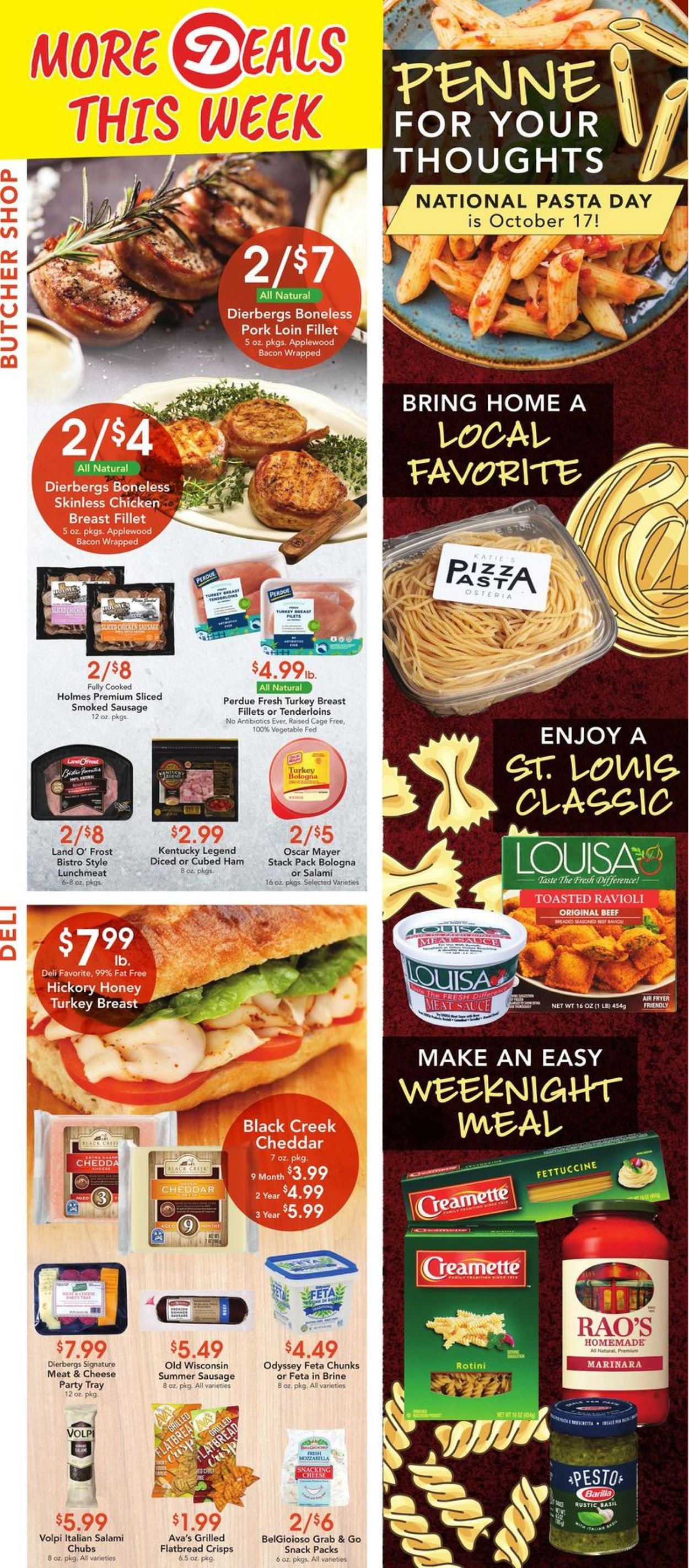 Dierbergs Ad from 10/12/2021