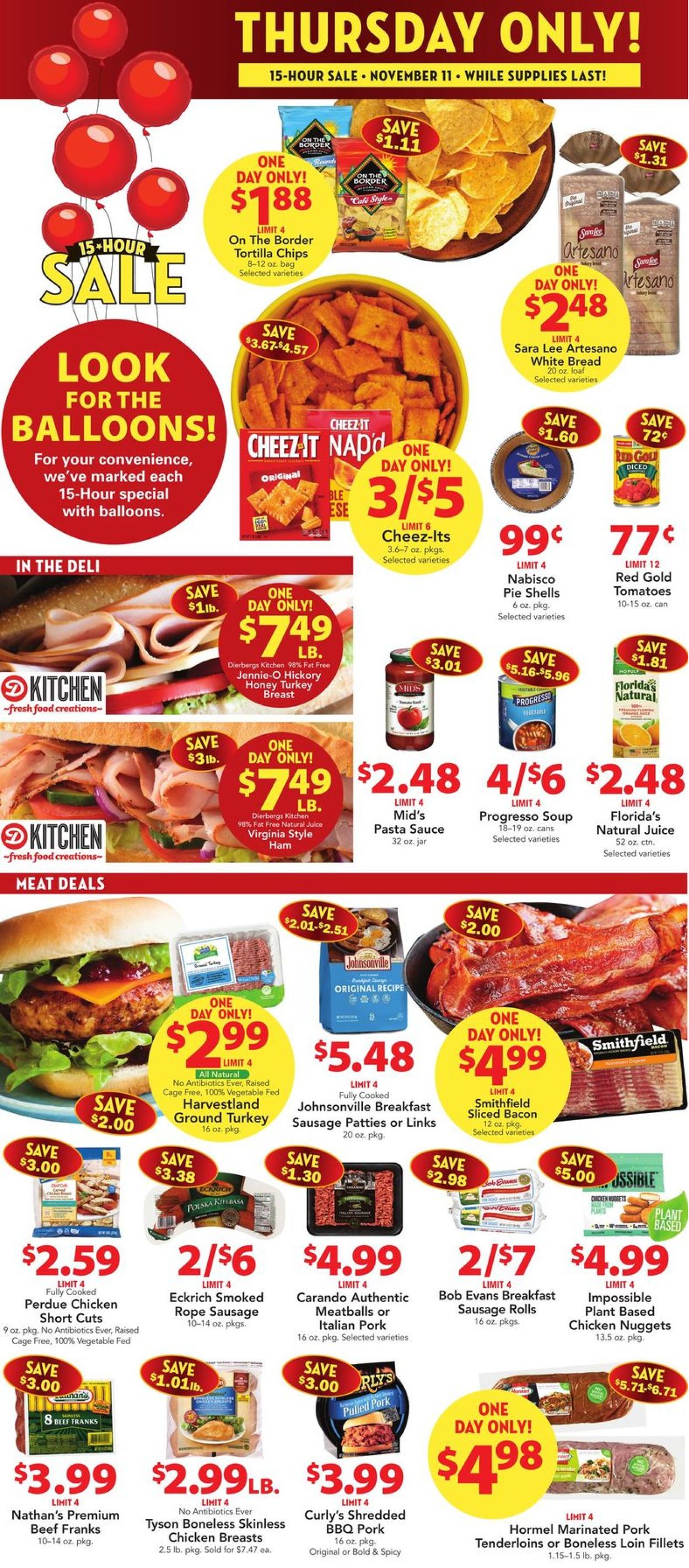 Dierbergs Ad from 11/09/2021