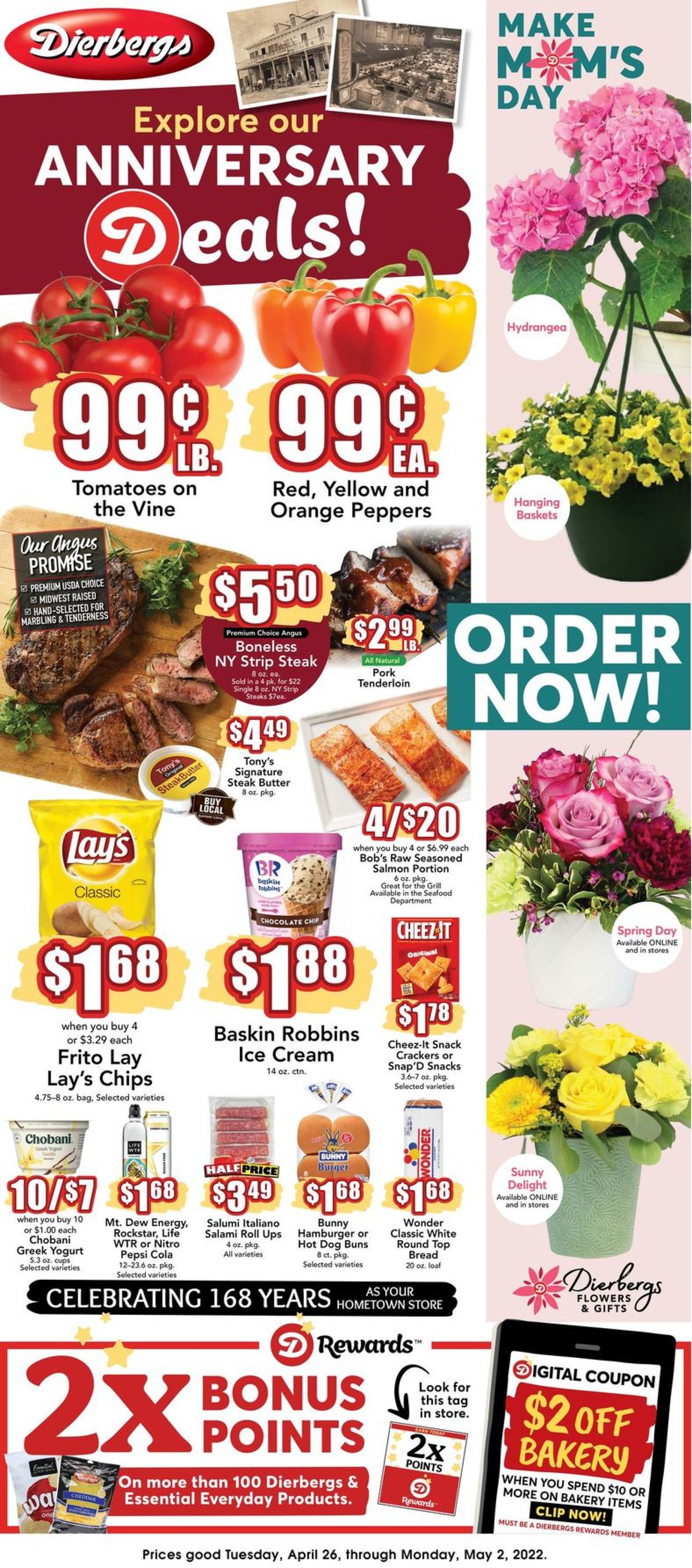 Dierbergs Ad from 04/26/2022