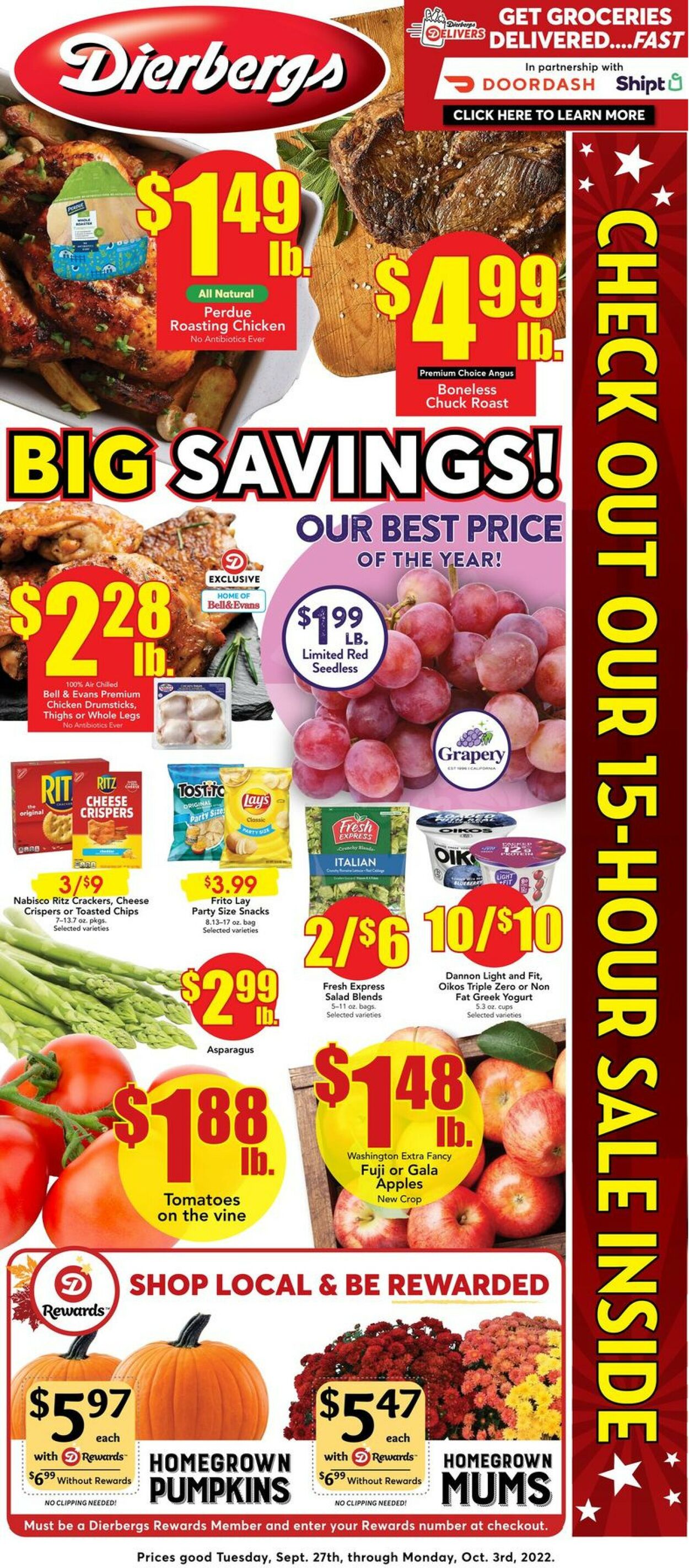 Dierbergs Ad from 09/27/2022