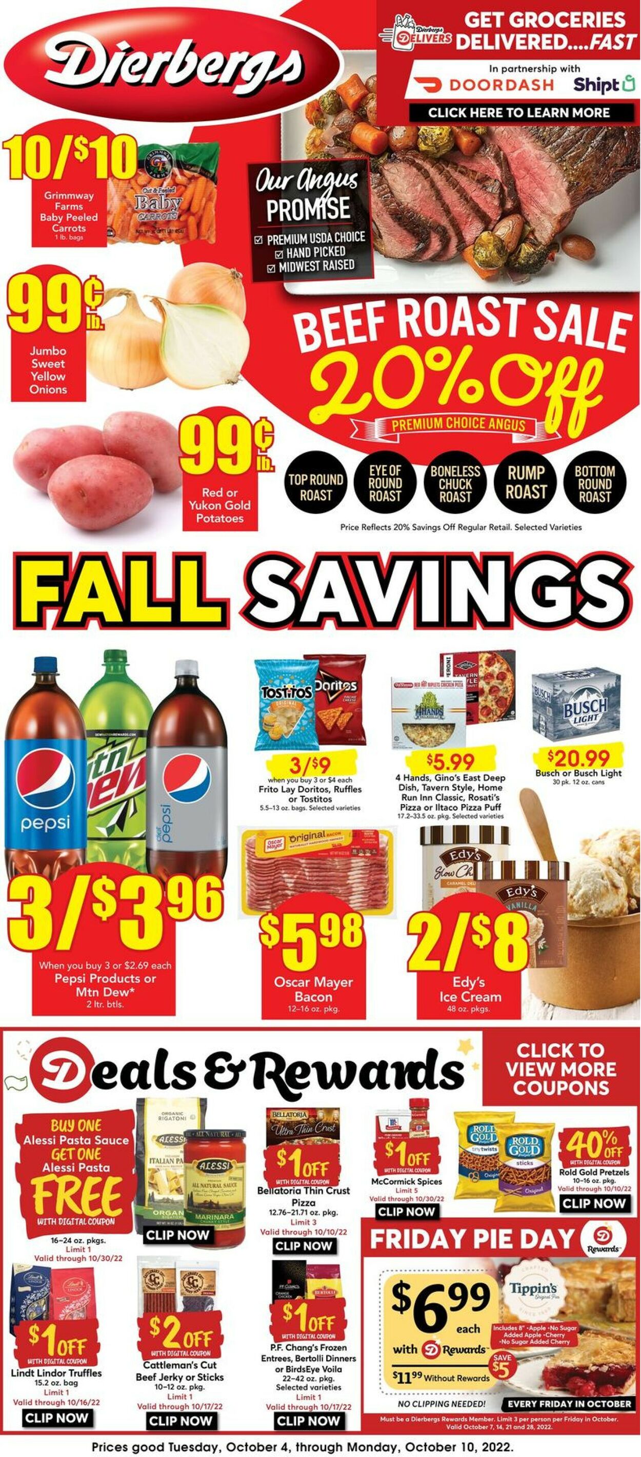 Dierbergs Ad from 10/04/2022