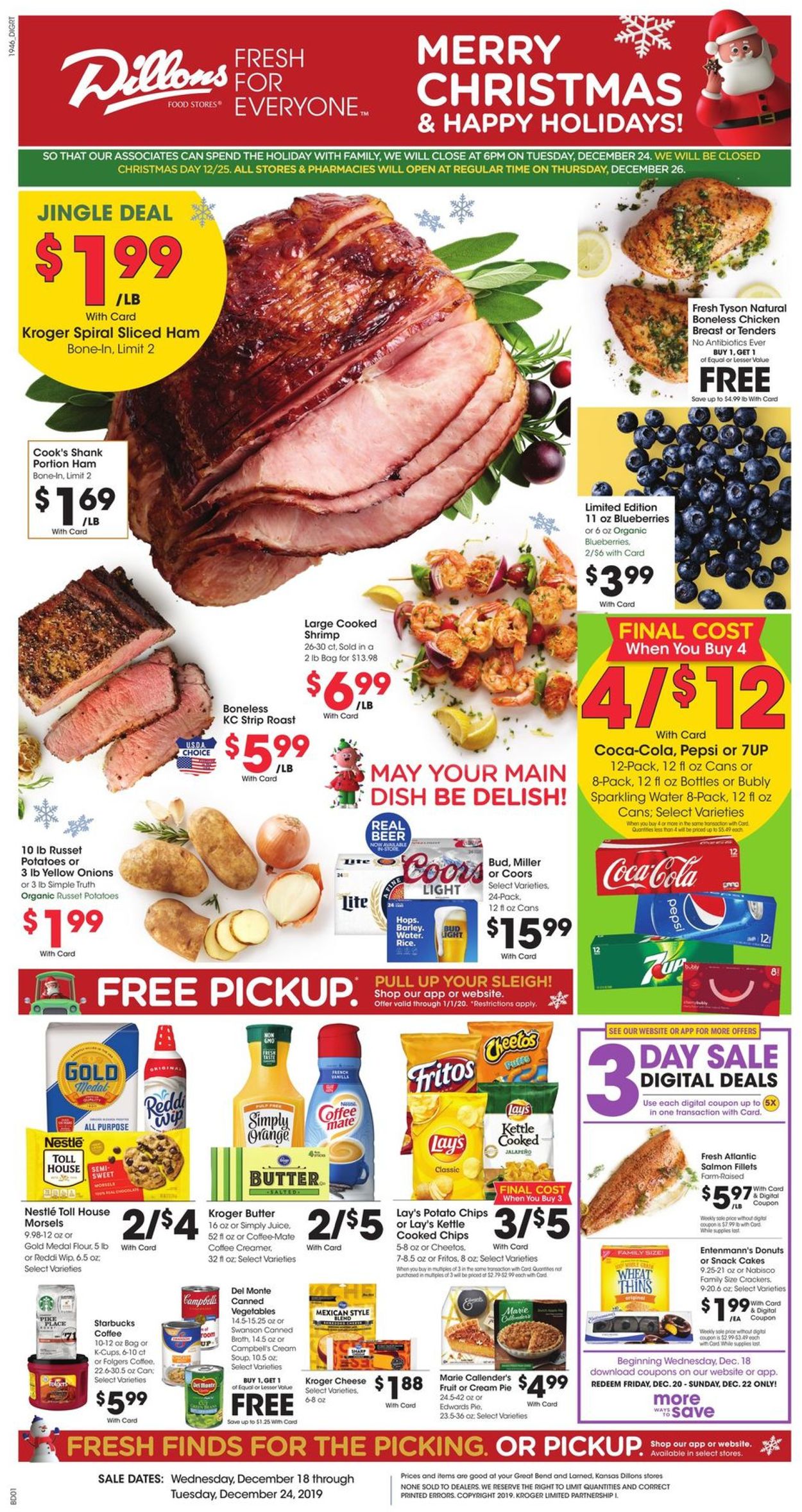 Dillons Ad from 12/18/2019