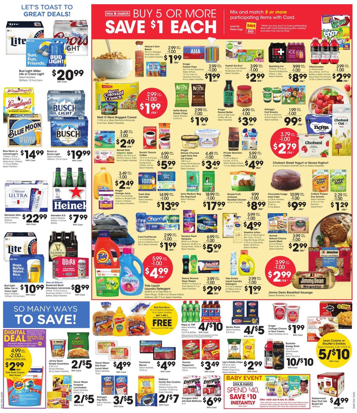 Dillons Ad from 07/08/2020
