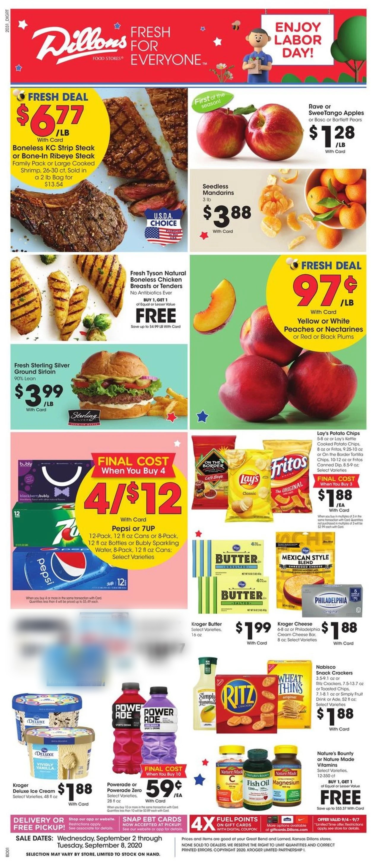 Dillons Ad from 09/02/2020