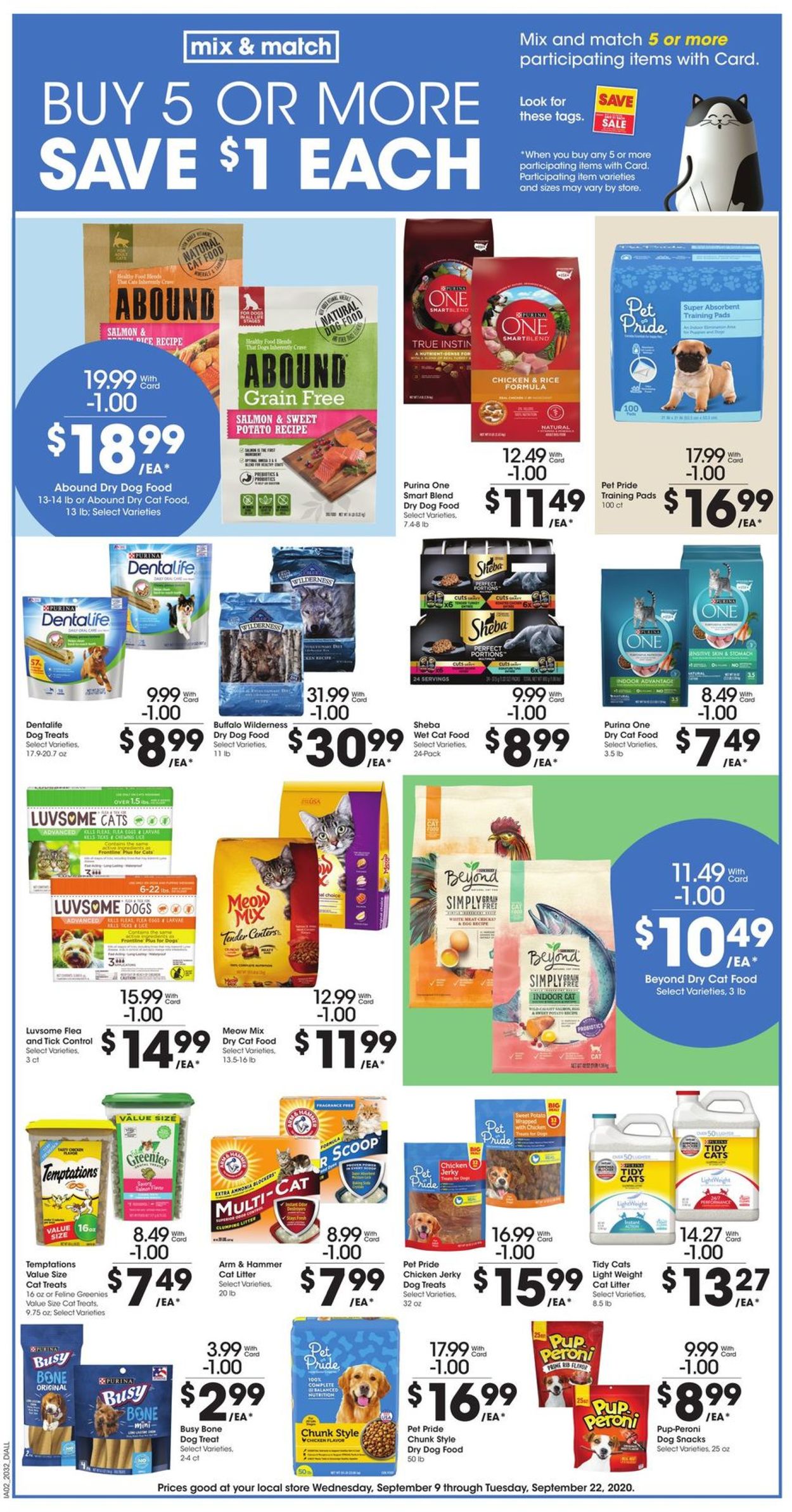 Dillons Ad from 09/09/2020