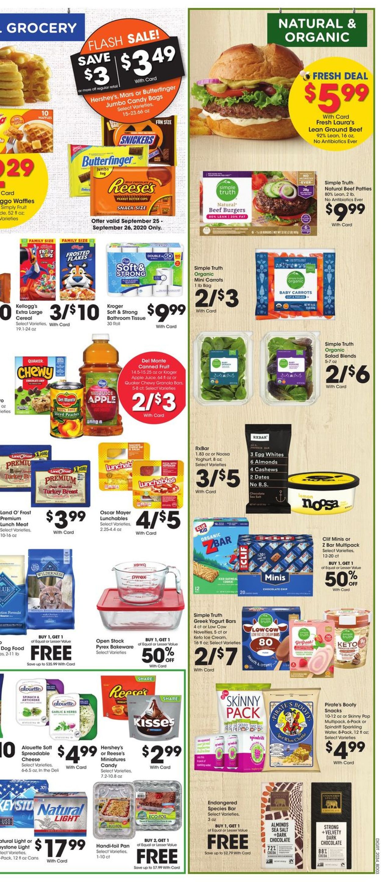 Dillons Ad from 09/23/2020