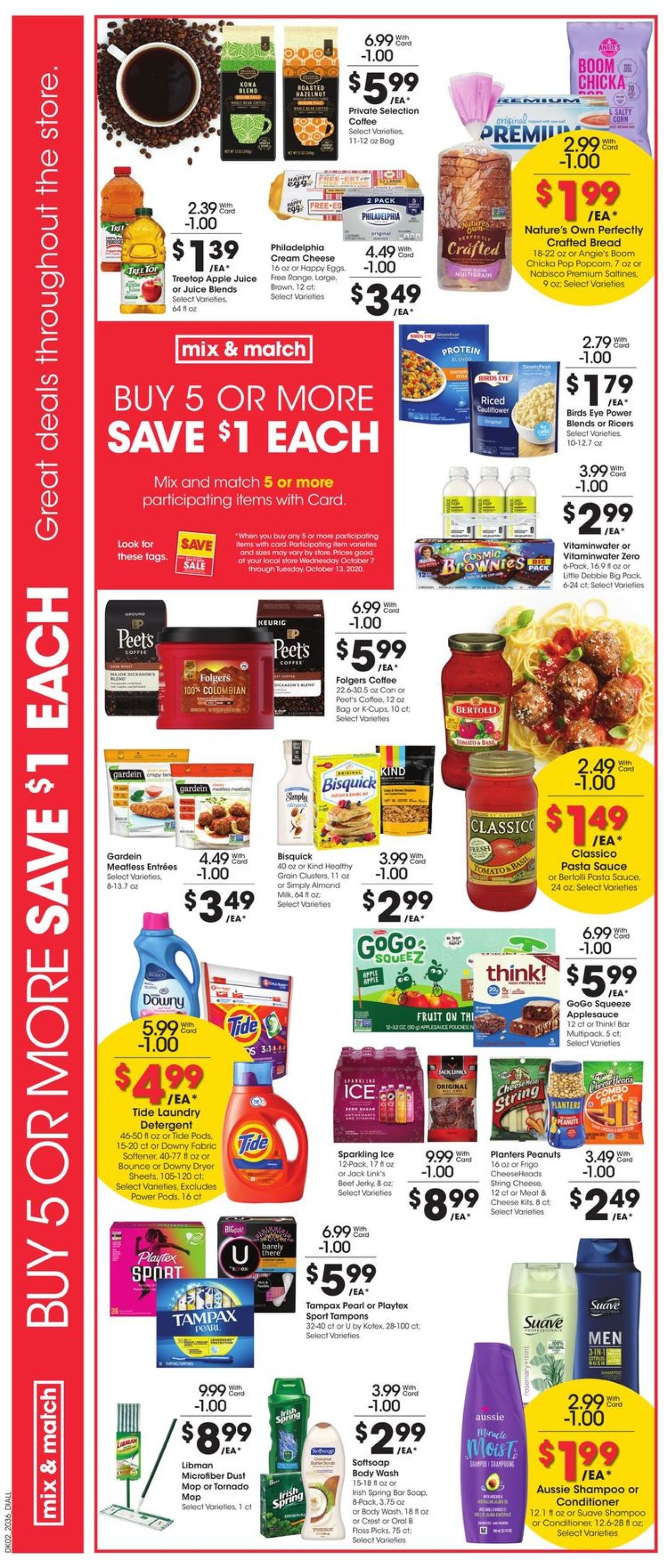 Dillons Ad from 10/07/2020