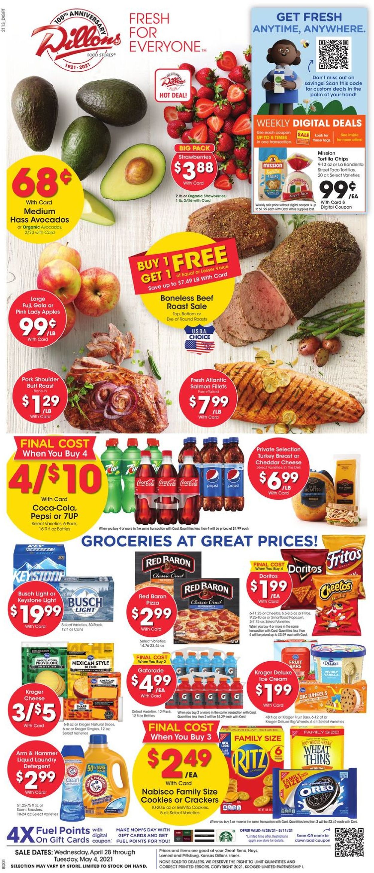 Dillons Ad from 04/28/2021