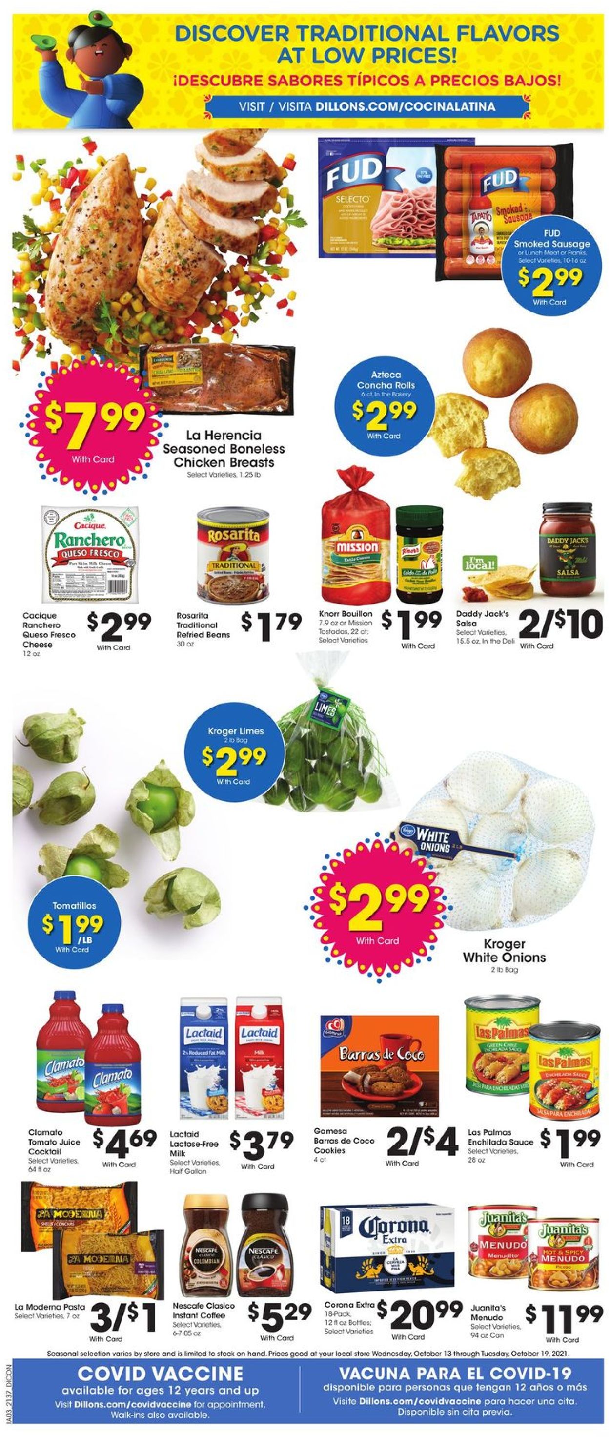 Dillons Ad from 10/13/2021