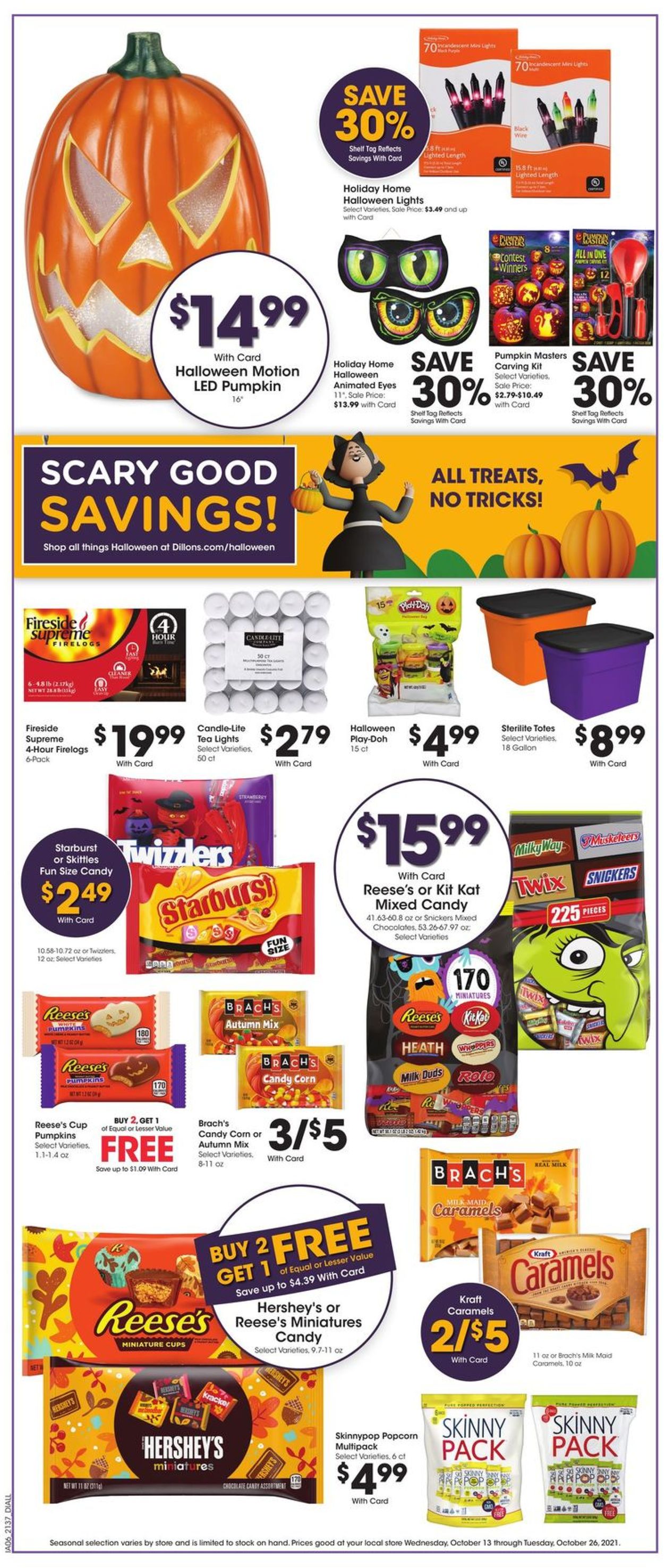 Dillons Ad from 10/20/2021