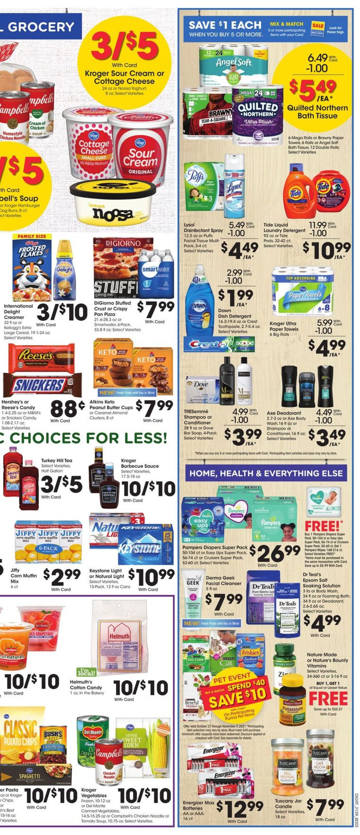 Dillons Ad from 10/27/2021