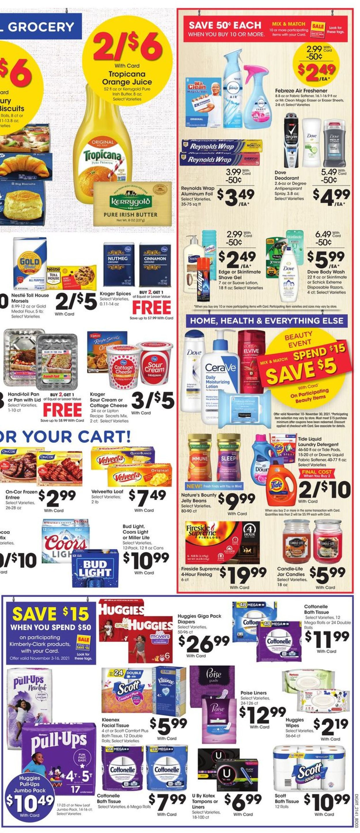 Dillons Ad from 11/10/2021