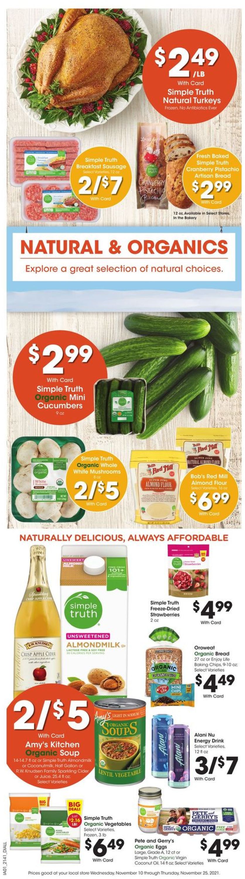 Dillons Ad from 11/17/2021