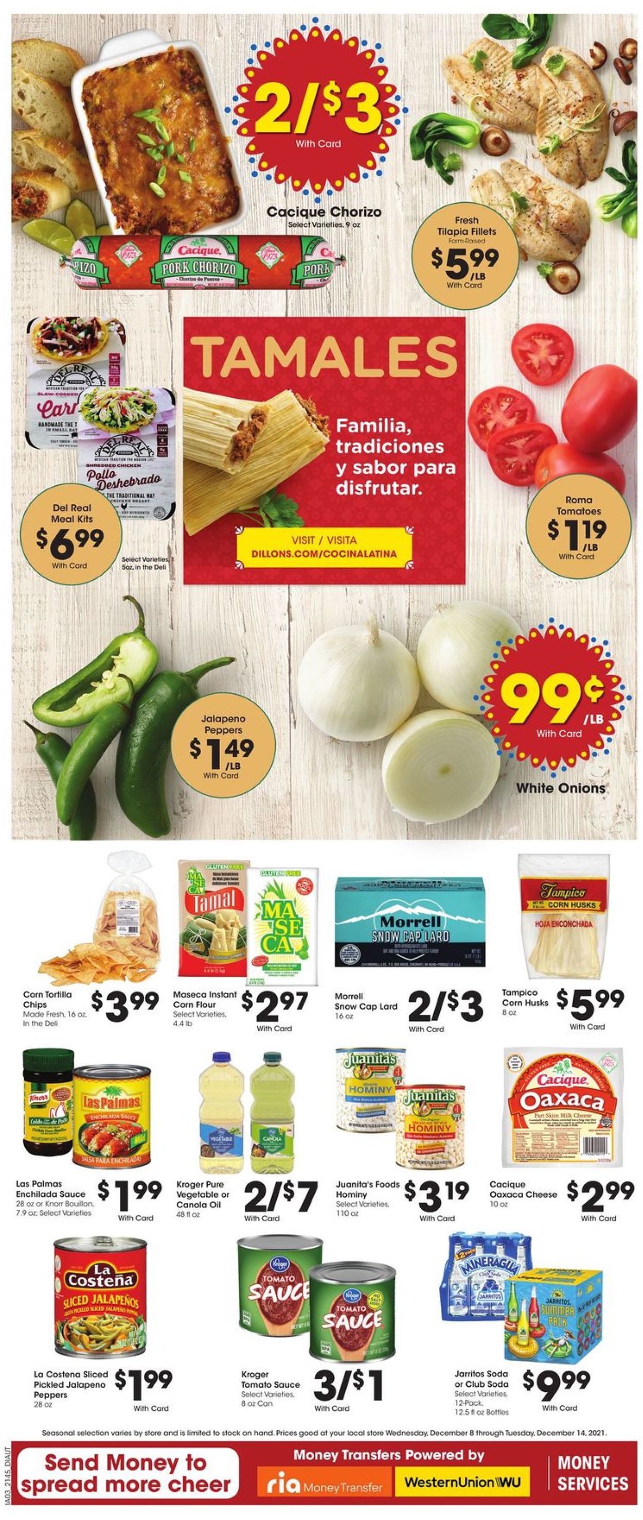 Dillons Ad from 12/08/2021
