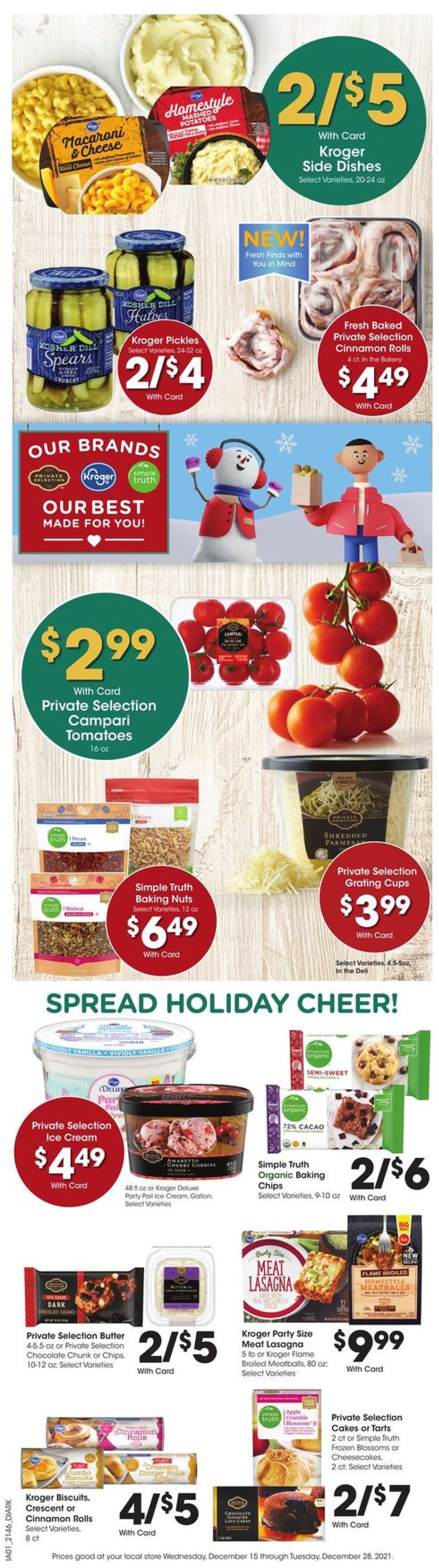Dillons Ad from 12/15/2021