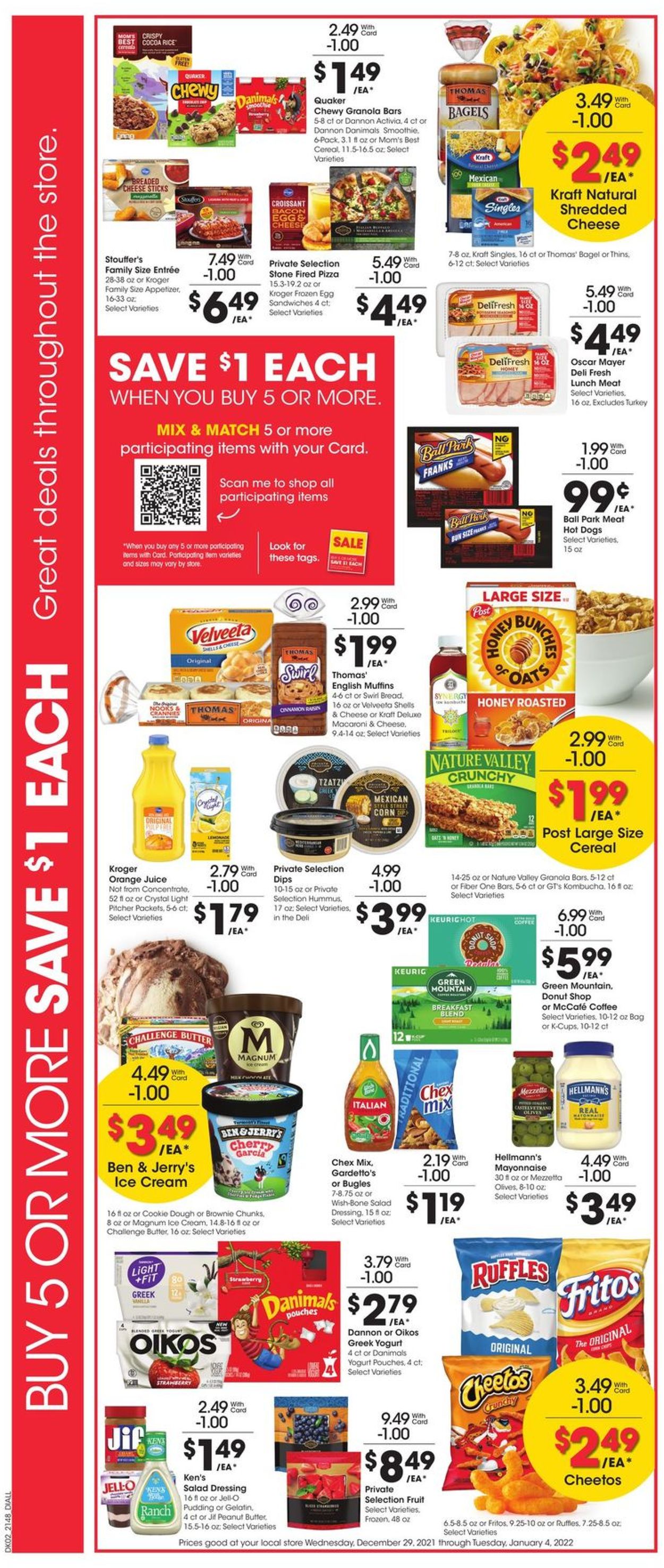 Dillons Ad from 12/29/2021