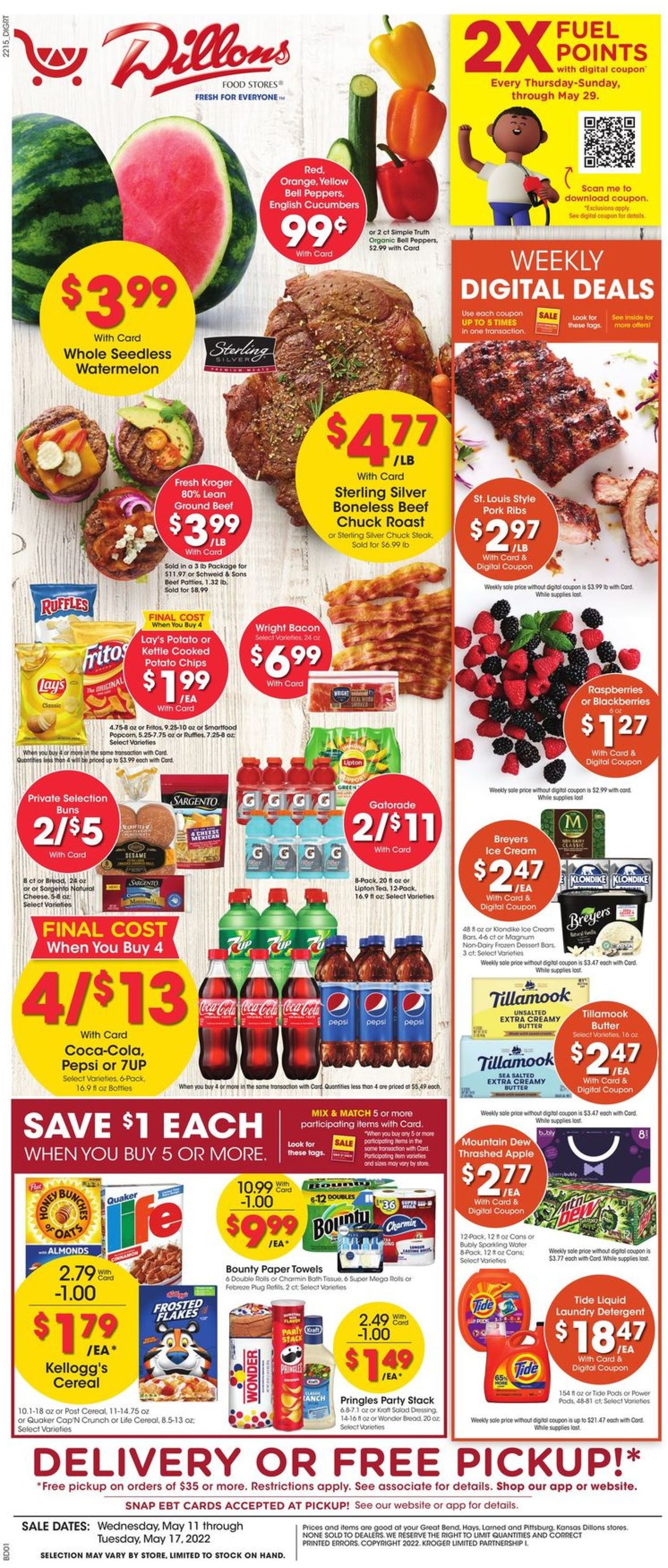 Dillons Ad from 05/11/2022