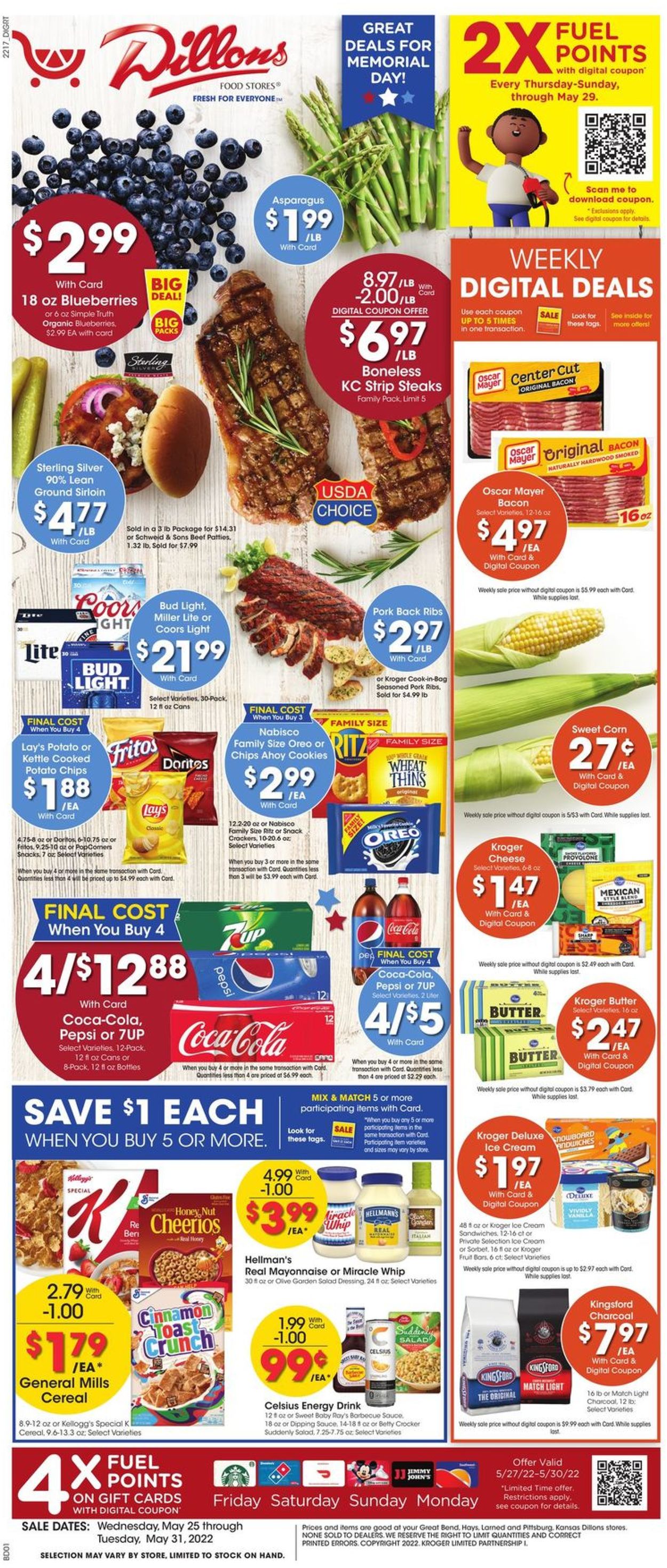 Dillons Current weekly ad 05/25 - 05/31/2022