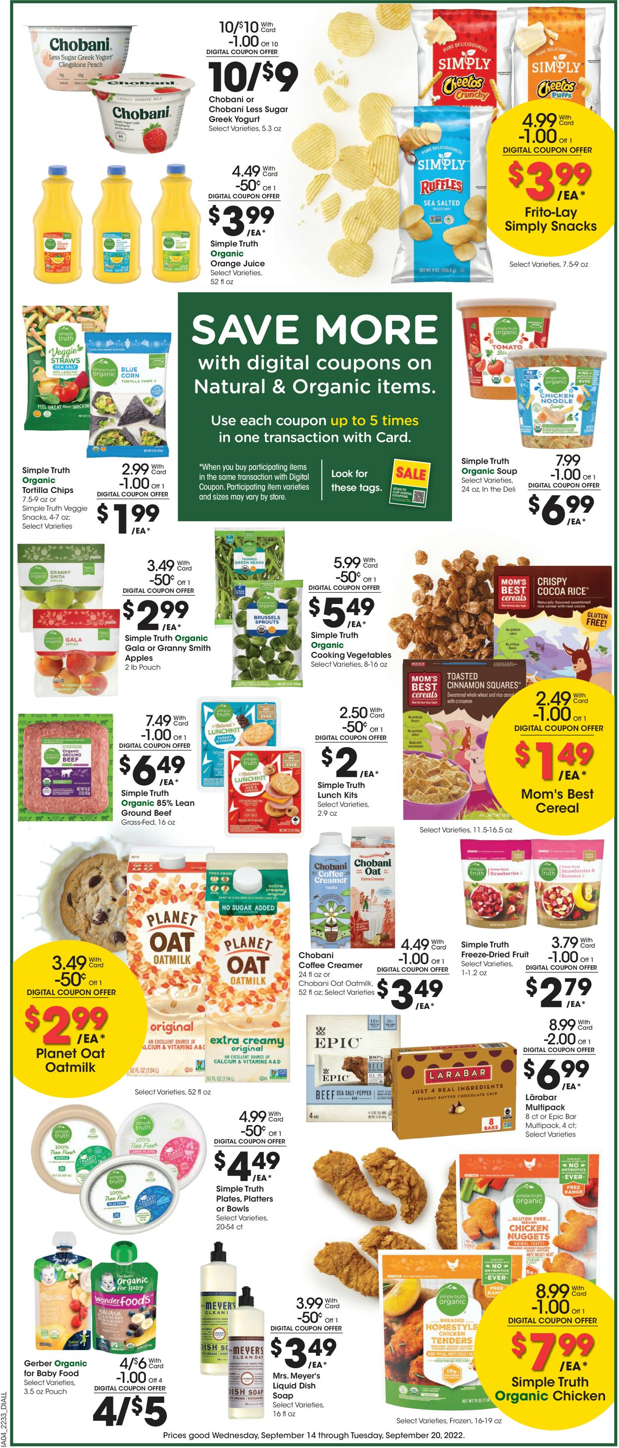 Dillons Ad from 09/14/2022