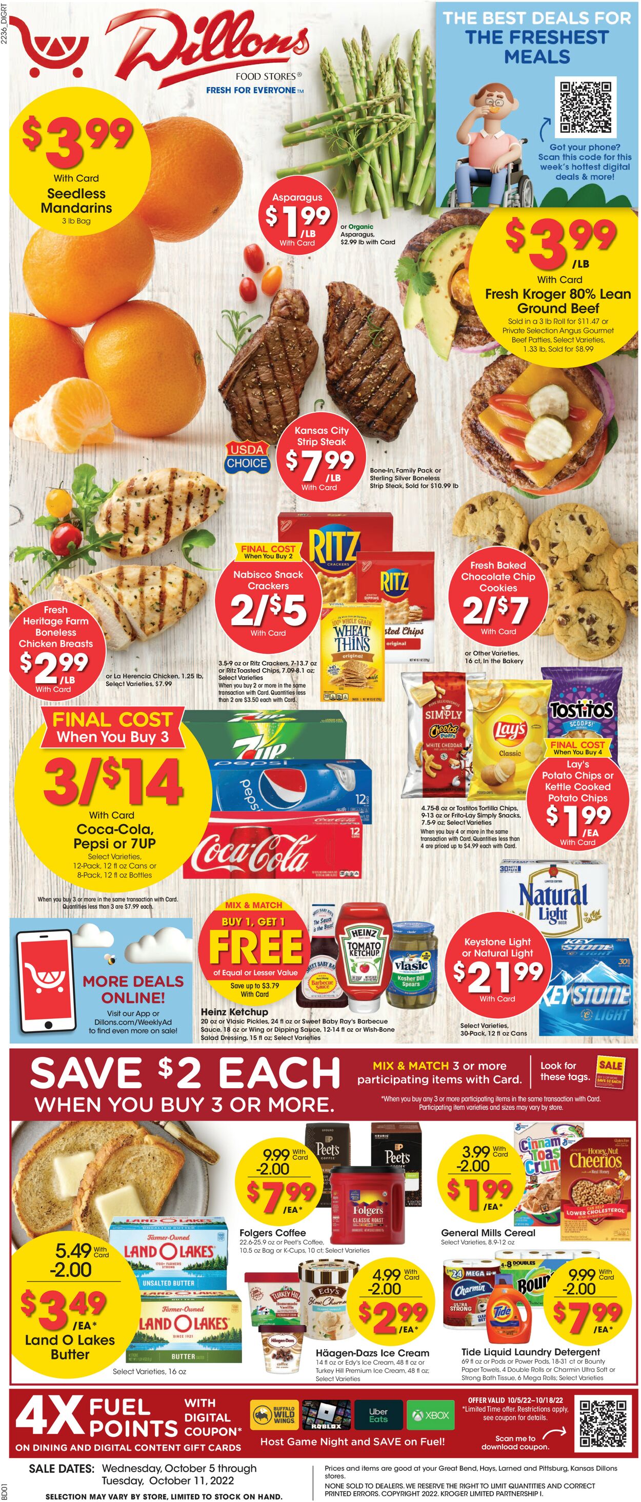 Dillons Ad from 10/05/2022