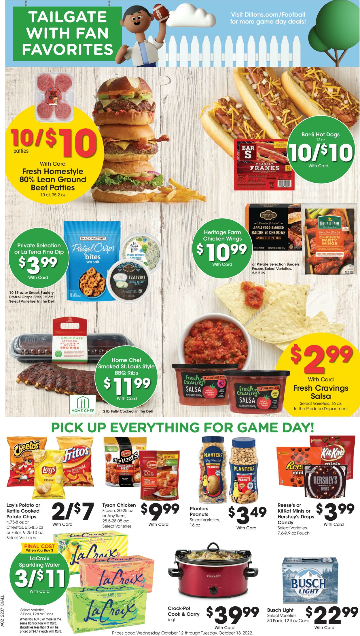 Dillons Ad from 10/12/2022
