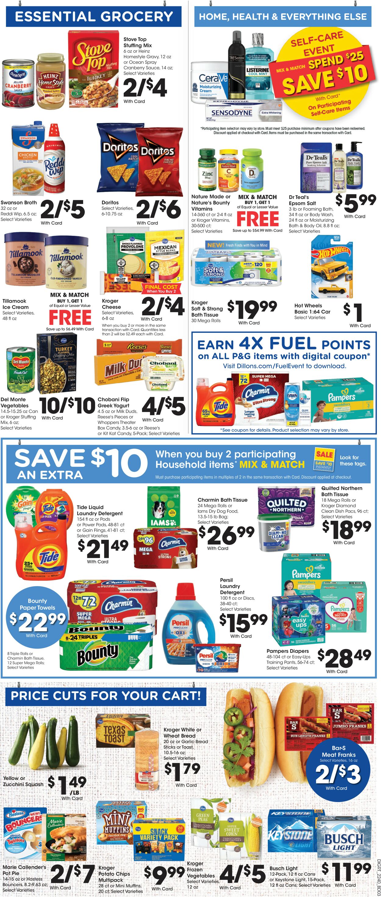Dillons Ad from 11/02/2022