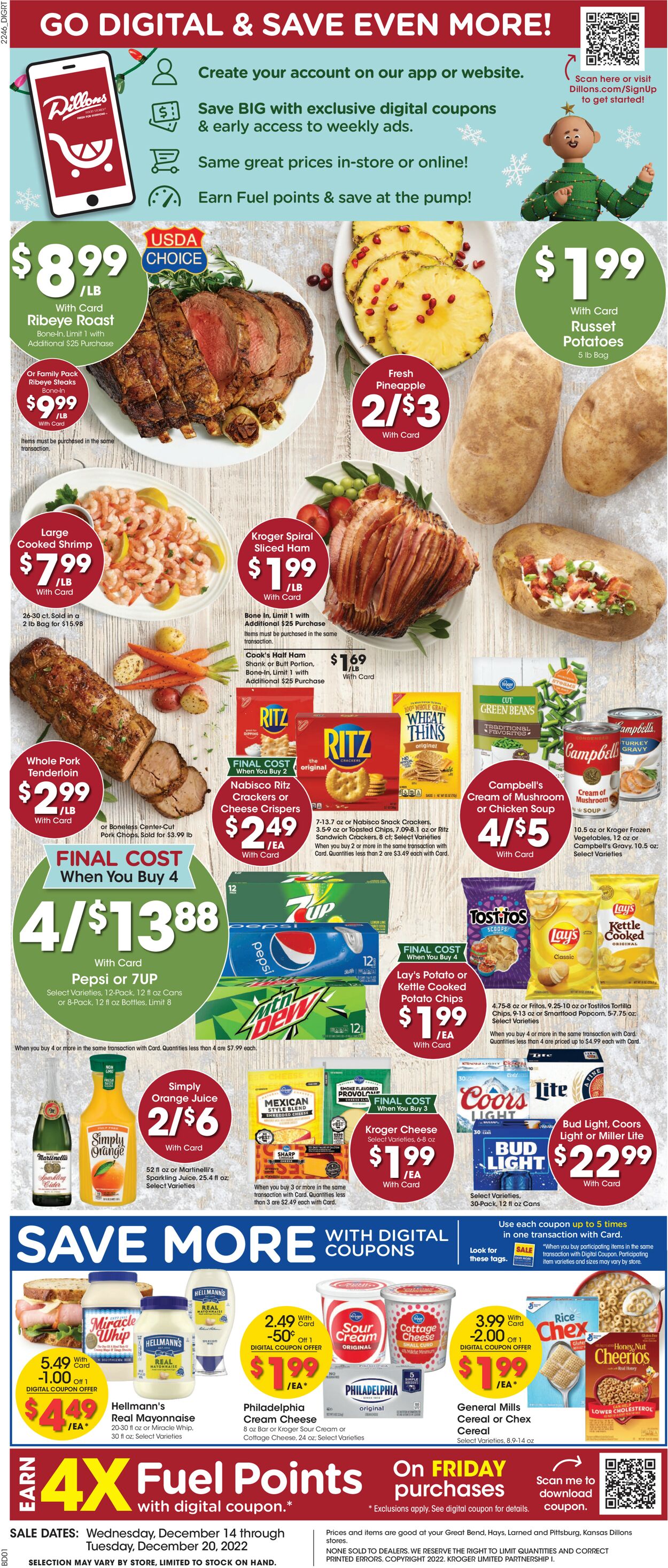 Dillons Ad from 12/14/2022
