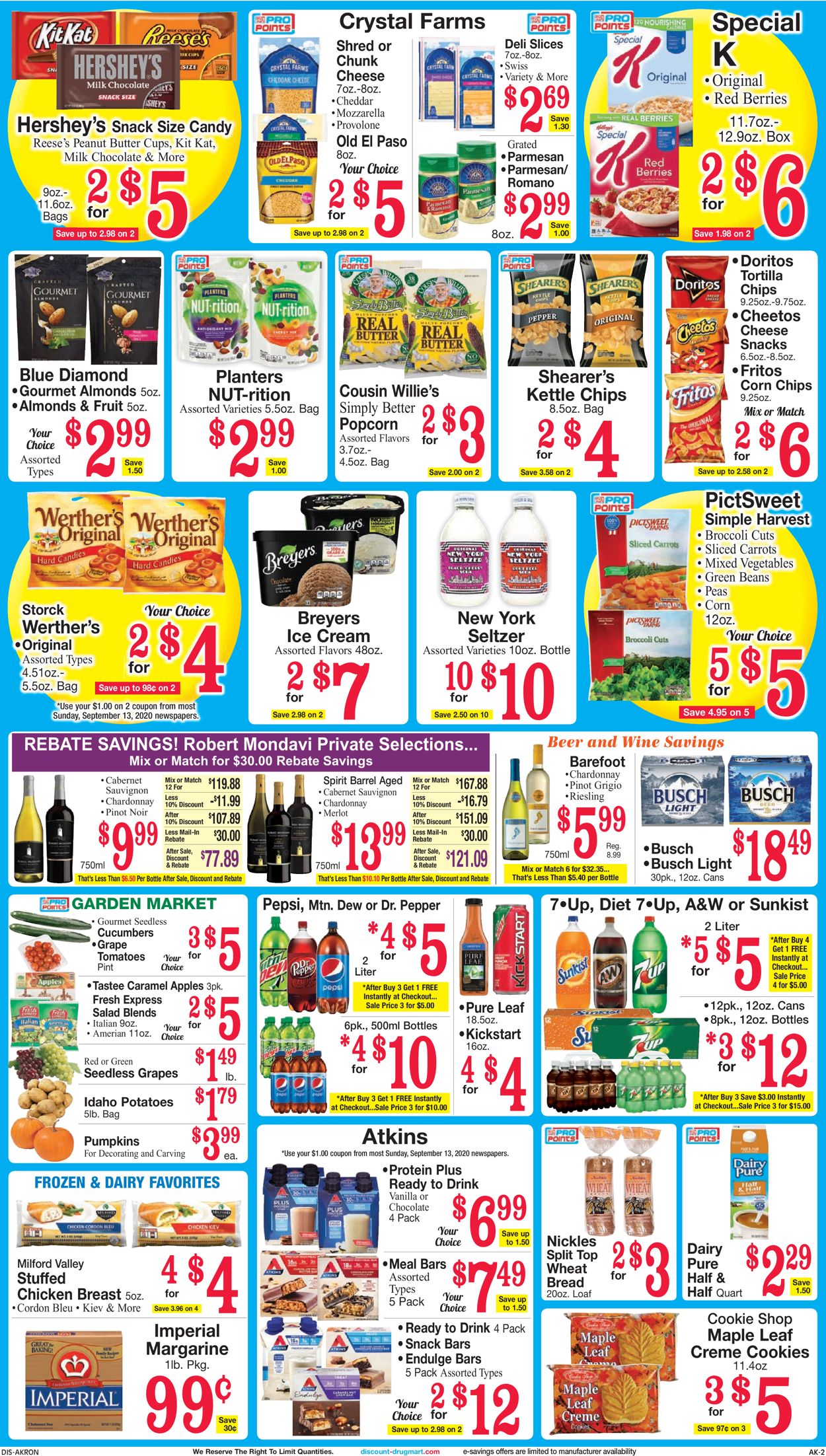 Discount Drug Mart Ad from 09/16/2020