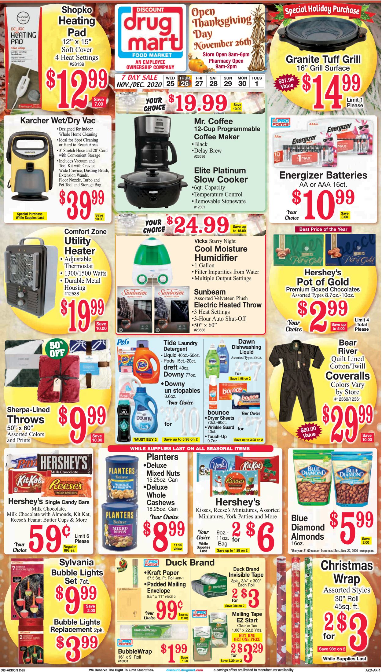 Discount Drug Mart Ad from 11/25/2020