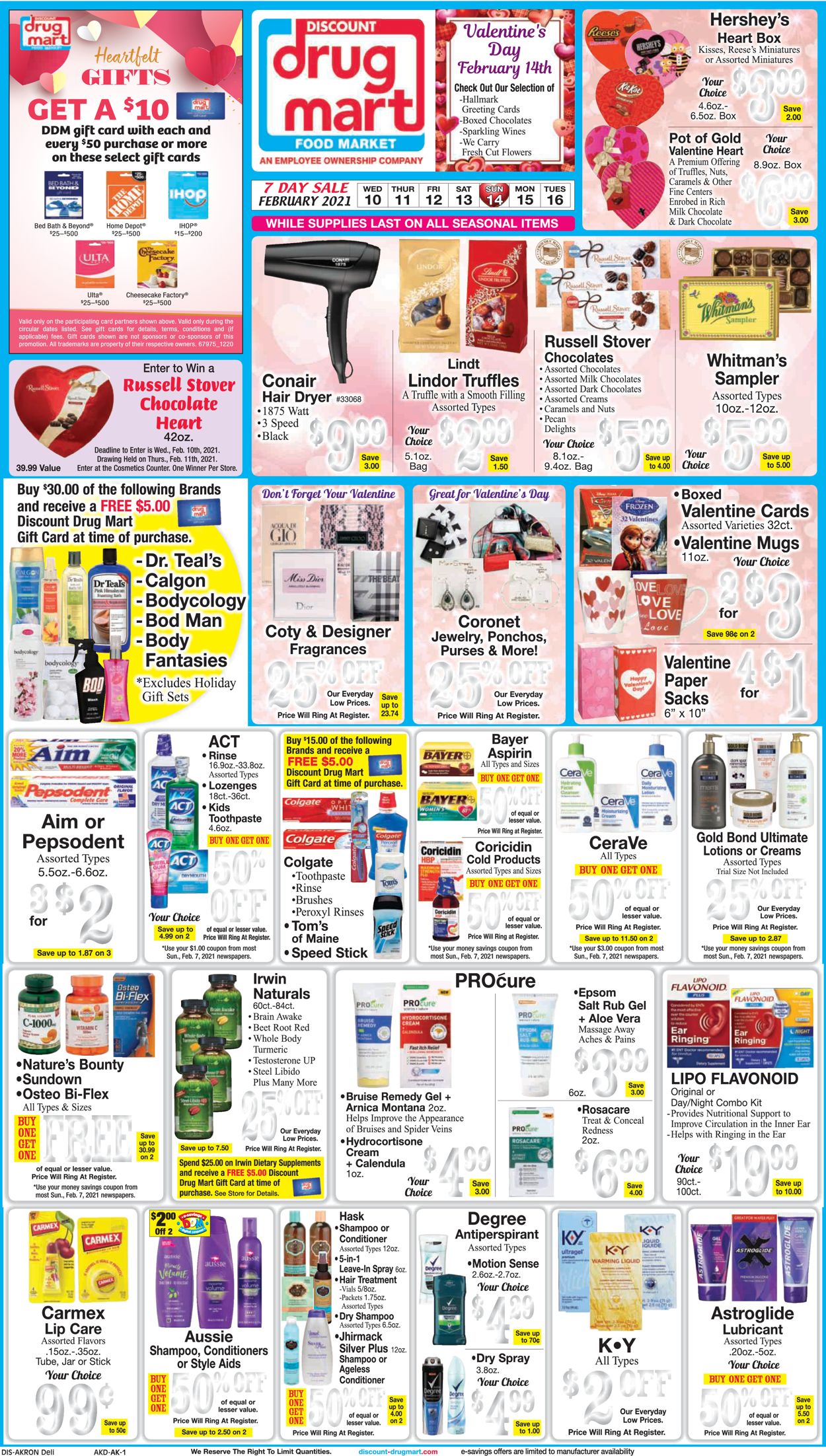 Discount Drug Mart Ad from 02/10/2021