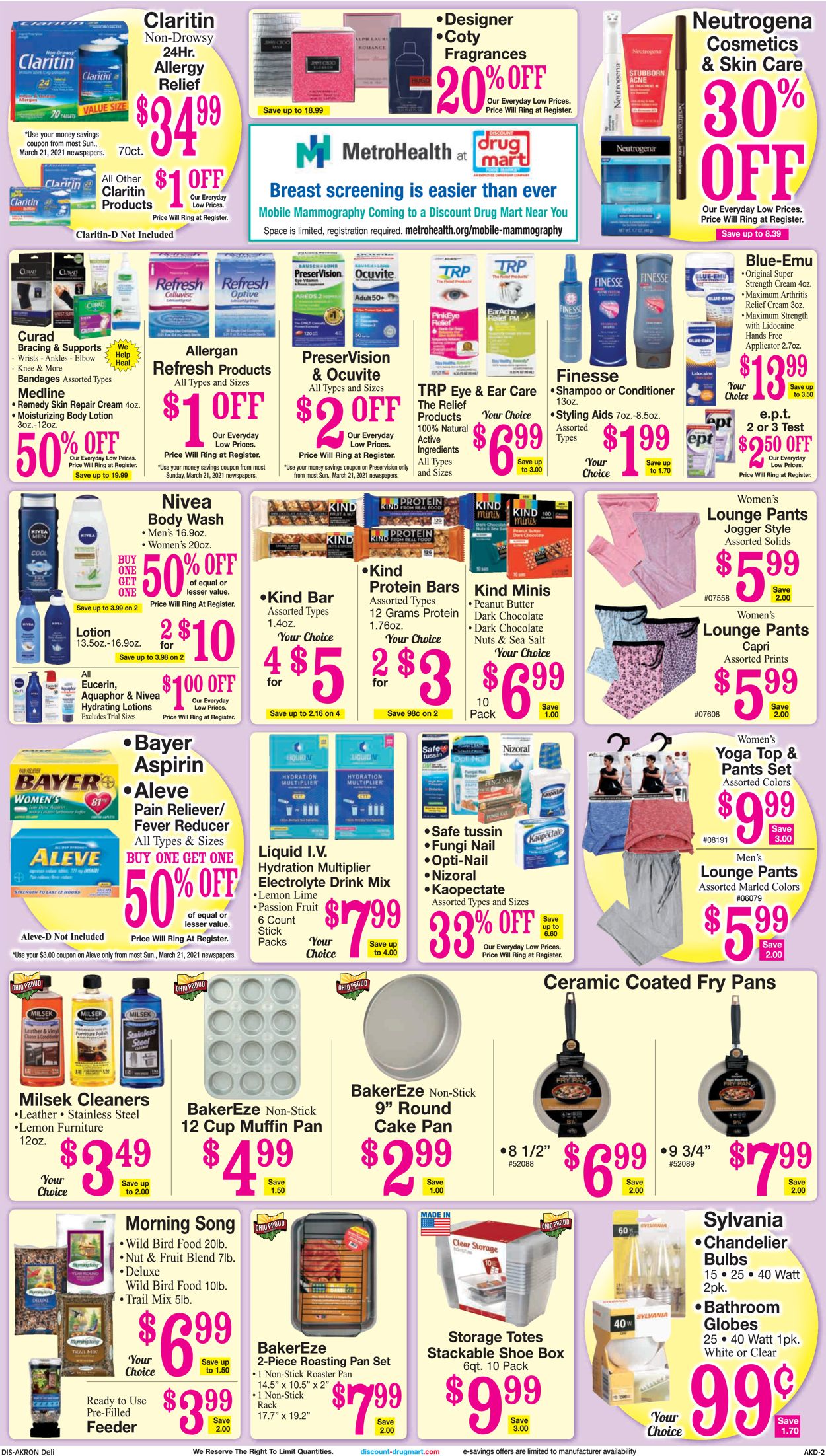 Discount Drug Mart Ad from 03/24/2021