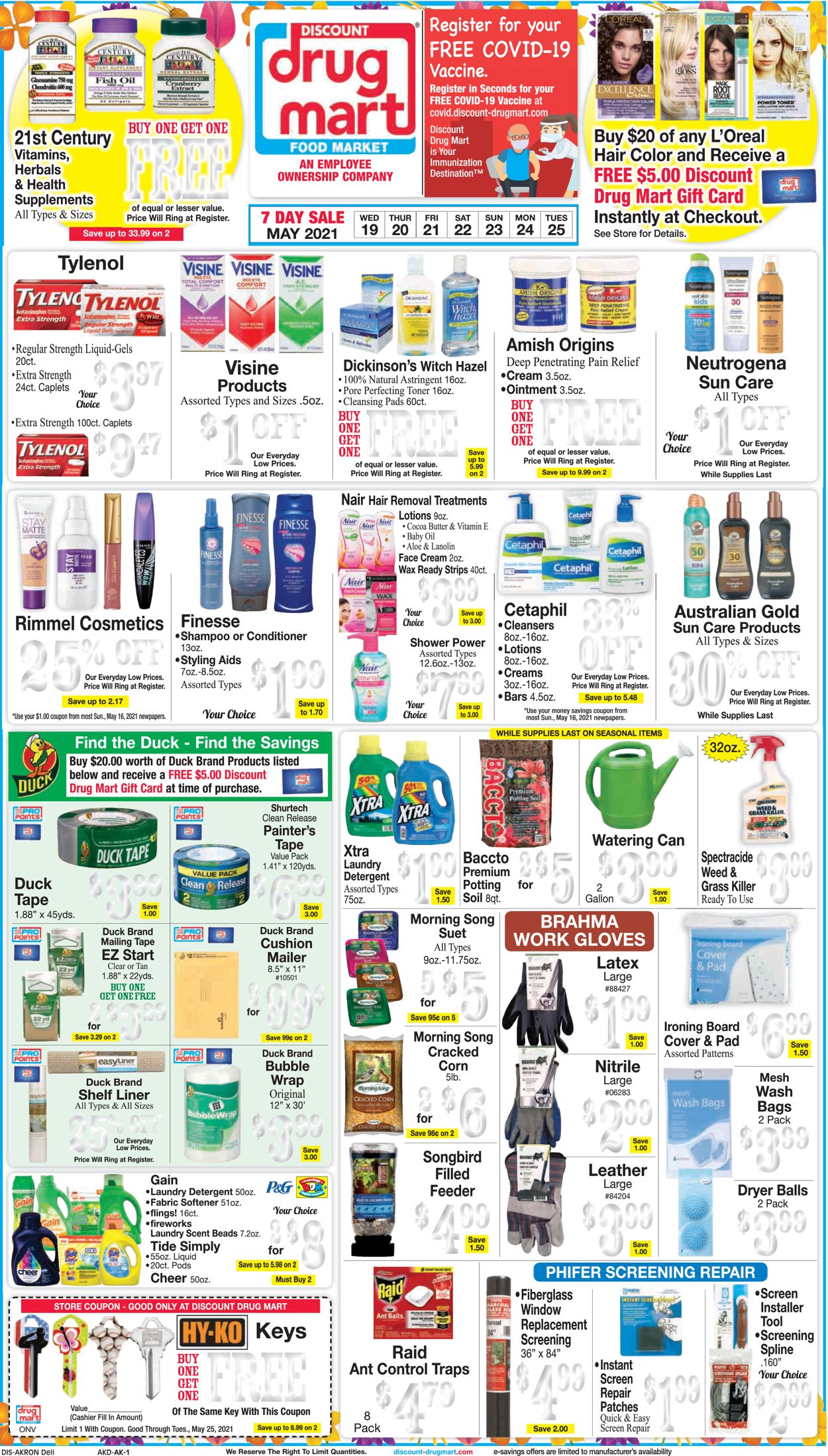 Discount Drug Mart Ad from 05/19/2021