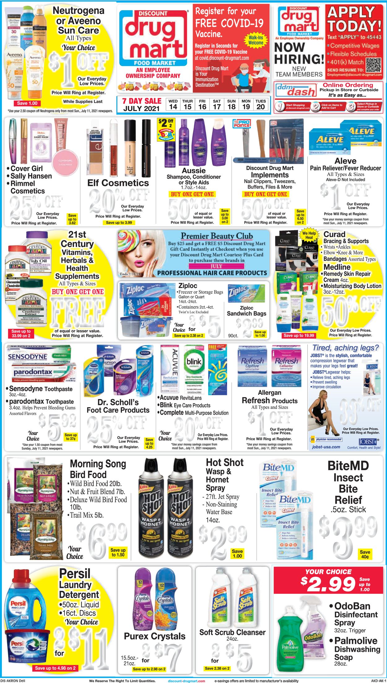 Discount Drug Mart Ad from 07/14/2021