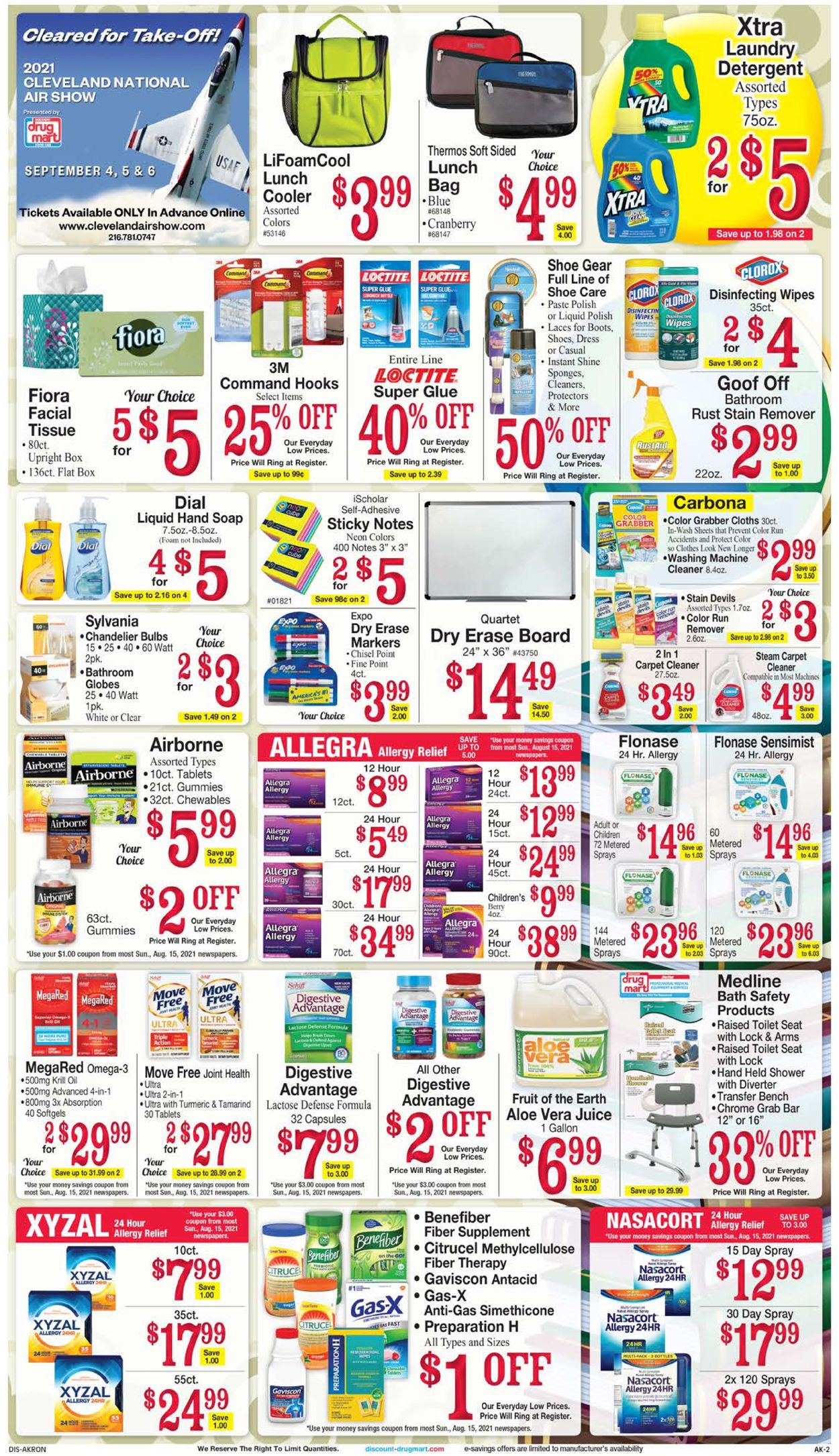Discount Drug Mart Ad from 08/18/2021
