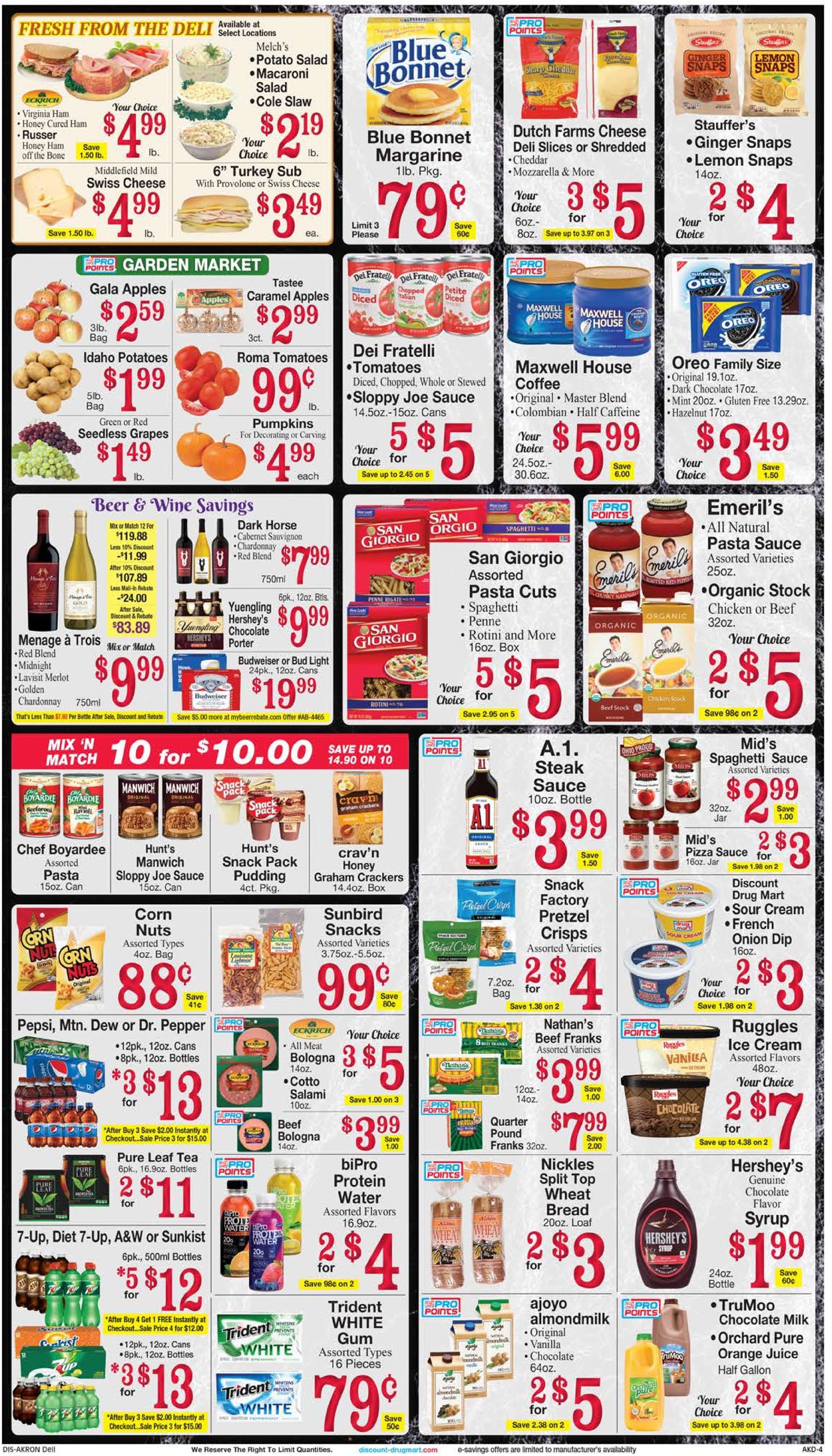 Discount Drug Mart Ad from 10/06/2021