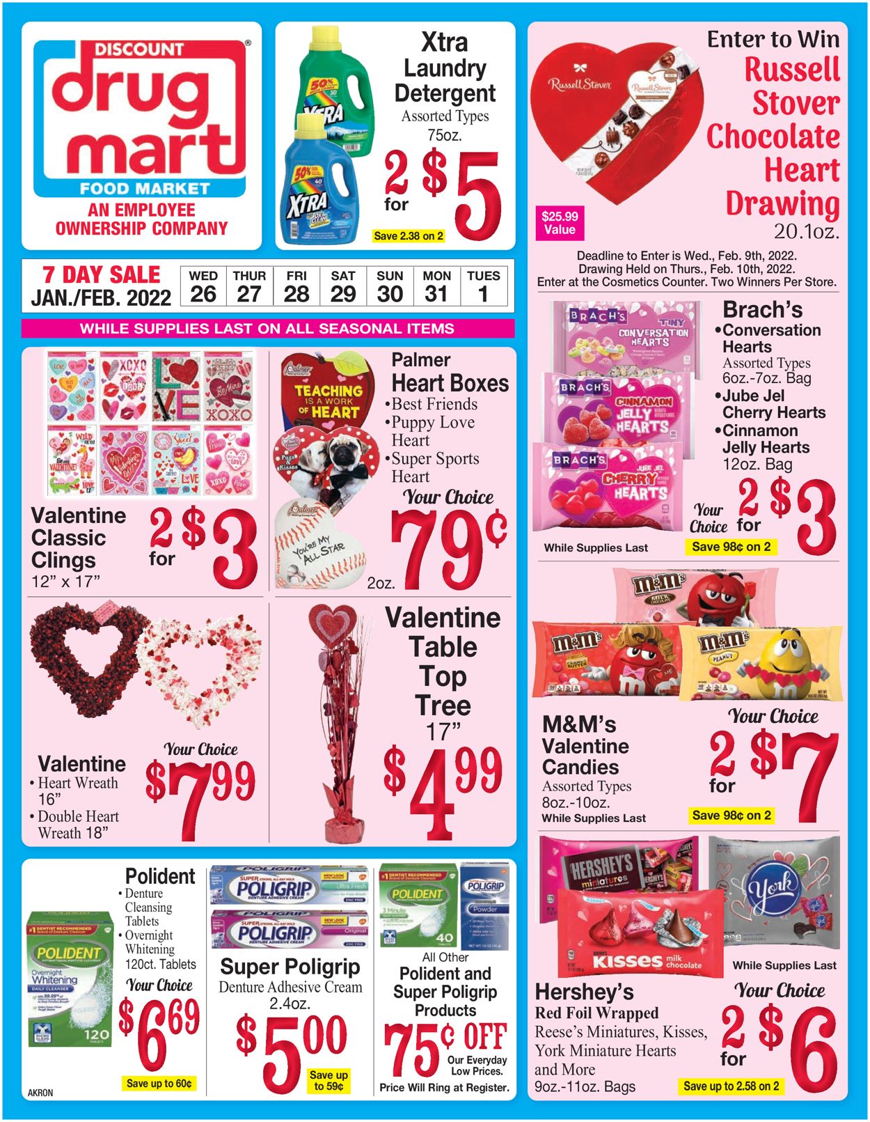 Discount Drug Mart Ad from 01/26/2022