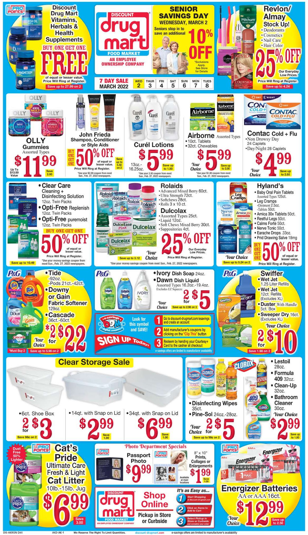 Discount Drug Mart Ad from 03/02/2022