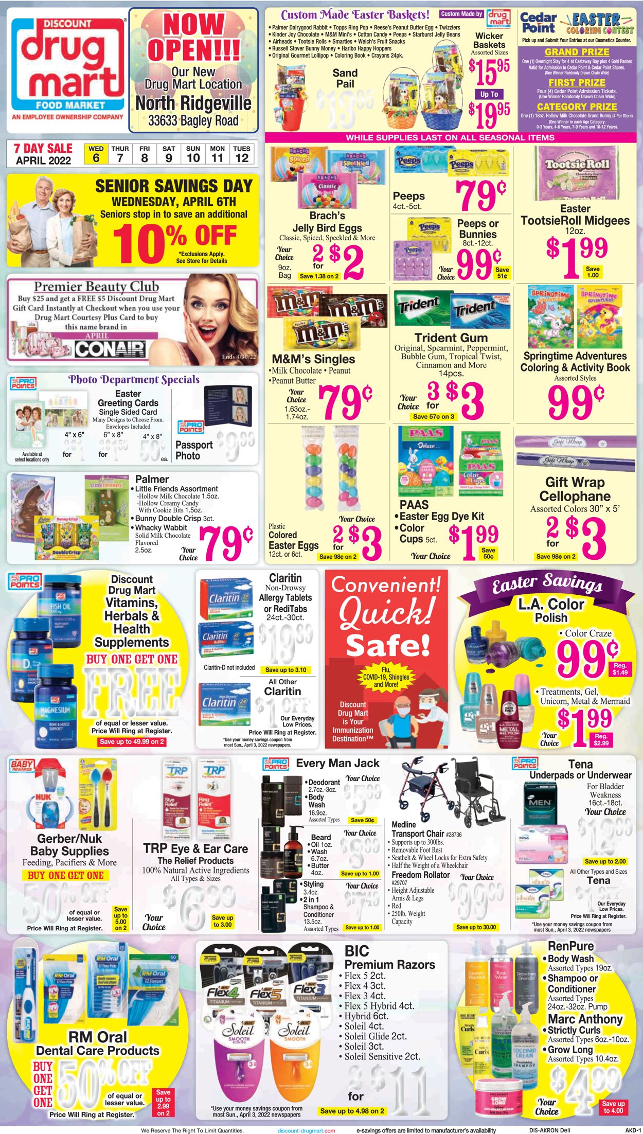 Discount Drug Mart Ad from 04/06/2022