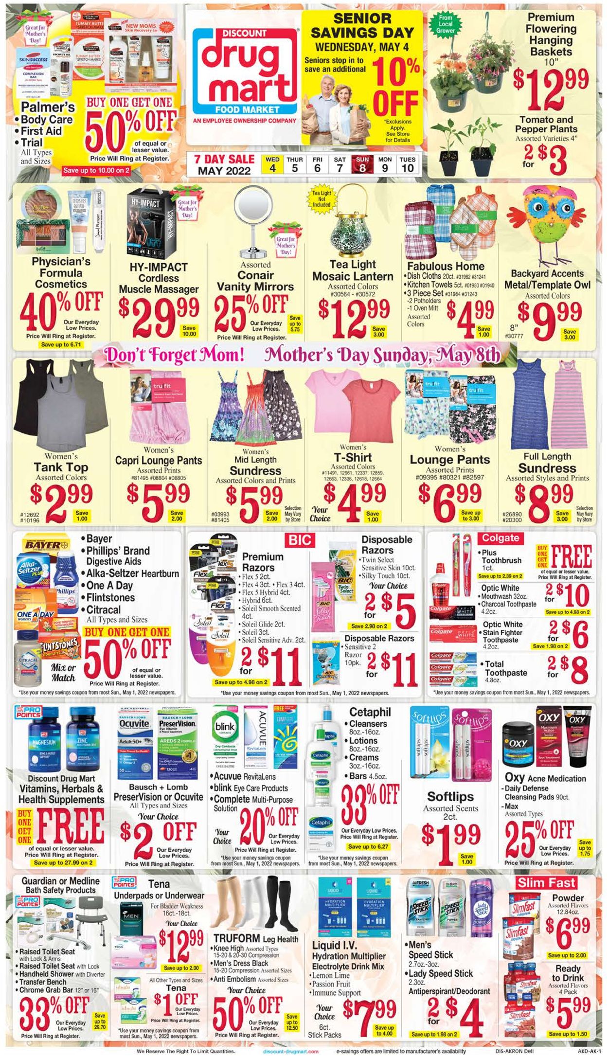 Discount Drug Mart Ad from 05/04/2022