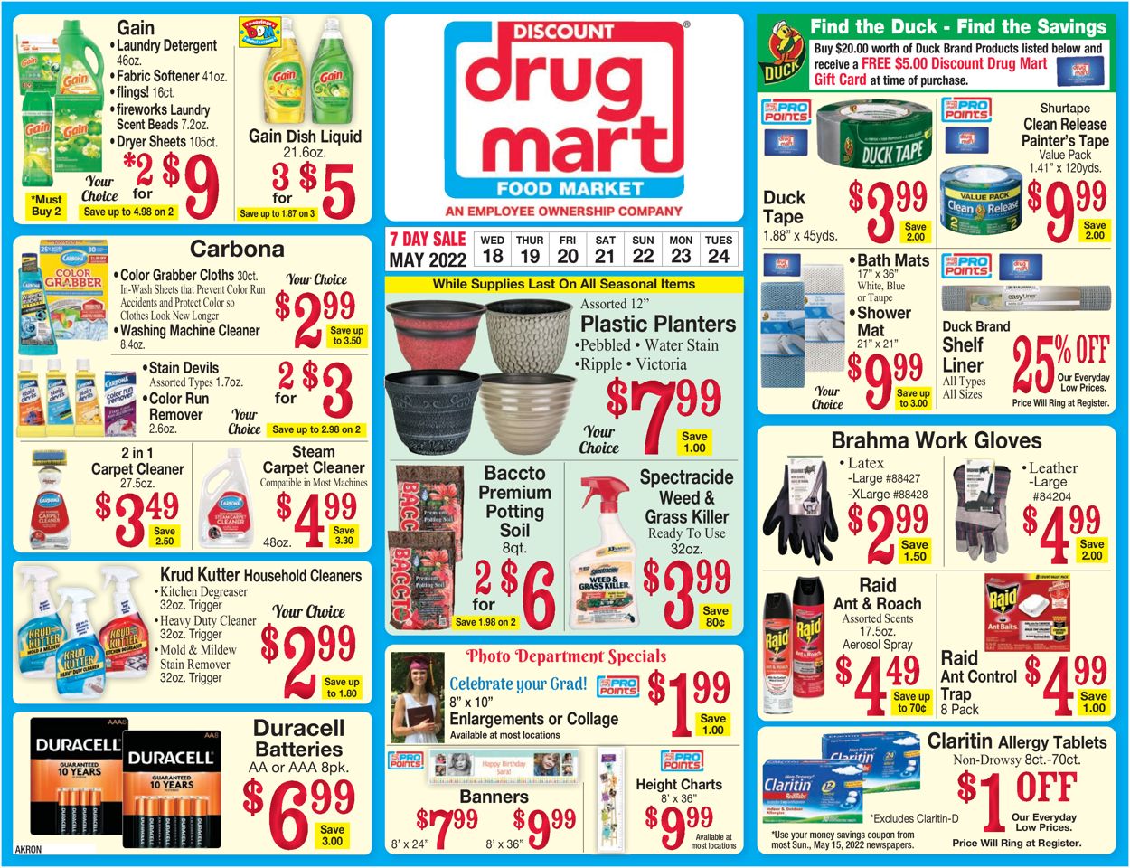 Discount Drug Mart Ad from 05/18/2022