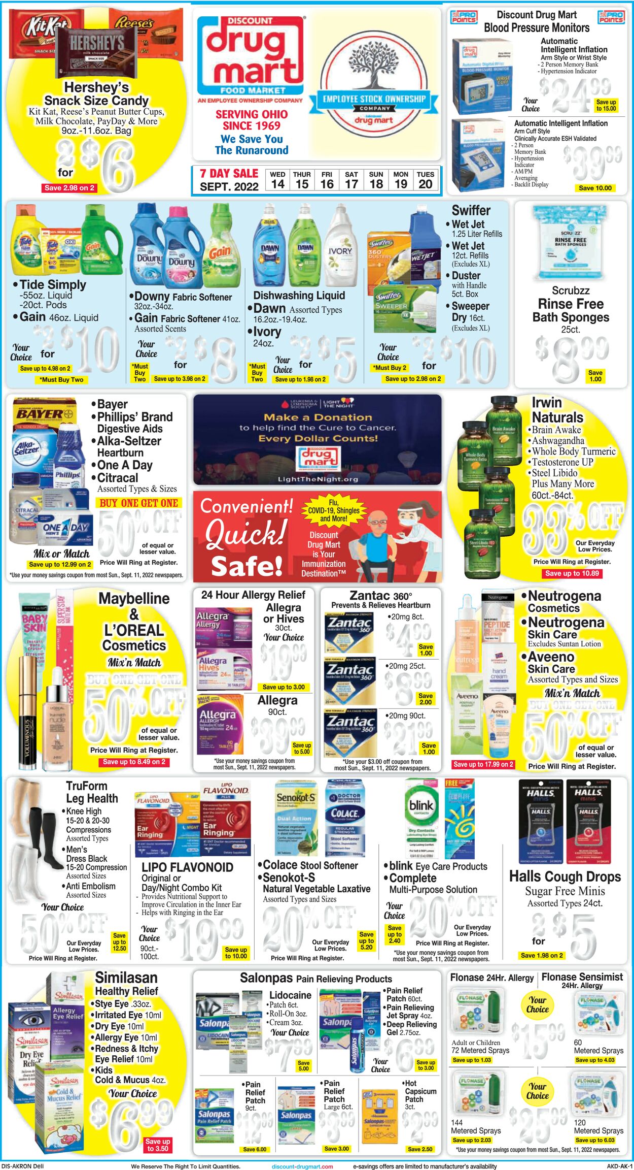 Discount Drug Mart Ad from 09/14/2022