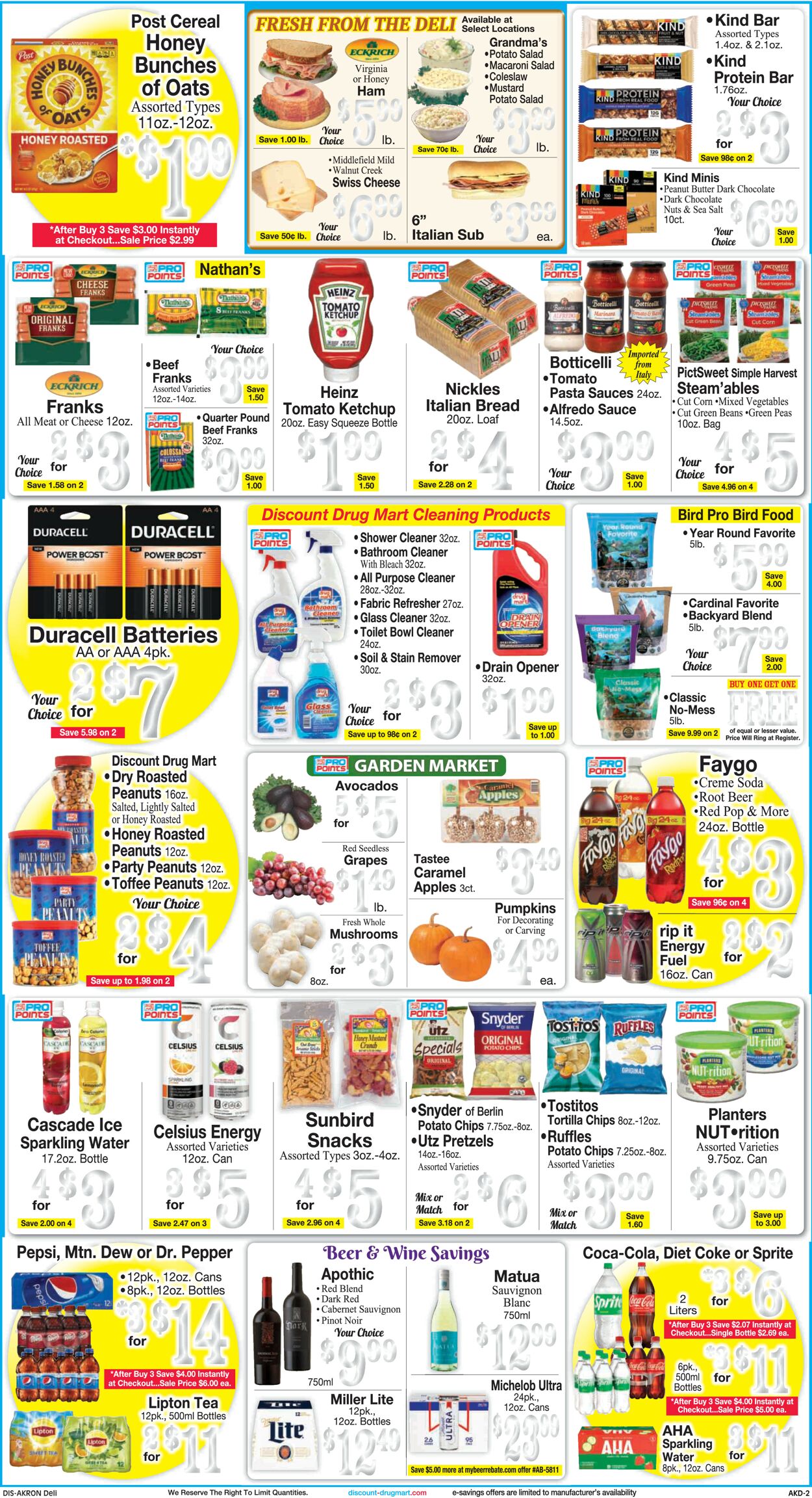 Discount Drug Mart Ad from 09/14/2022
