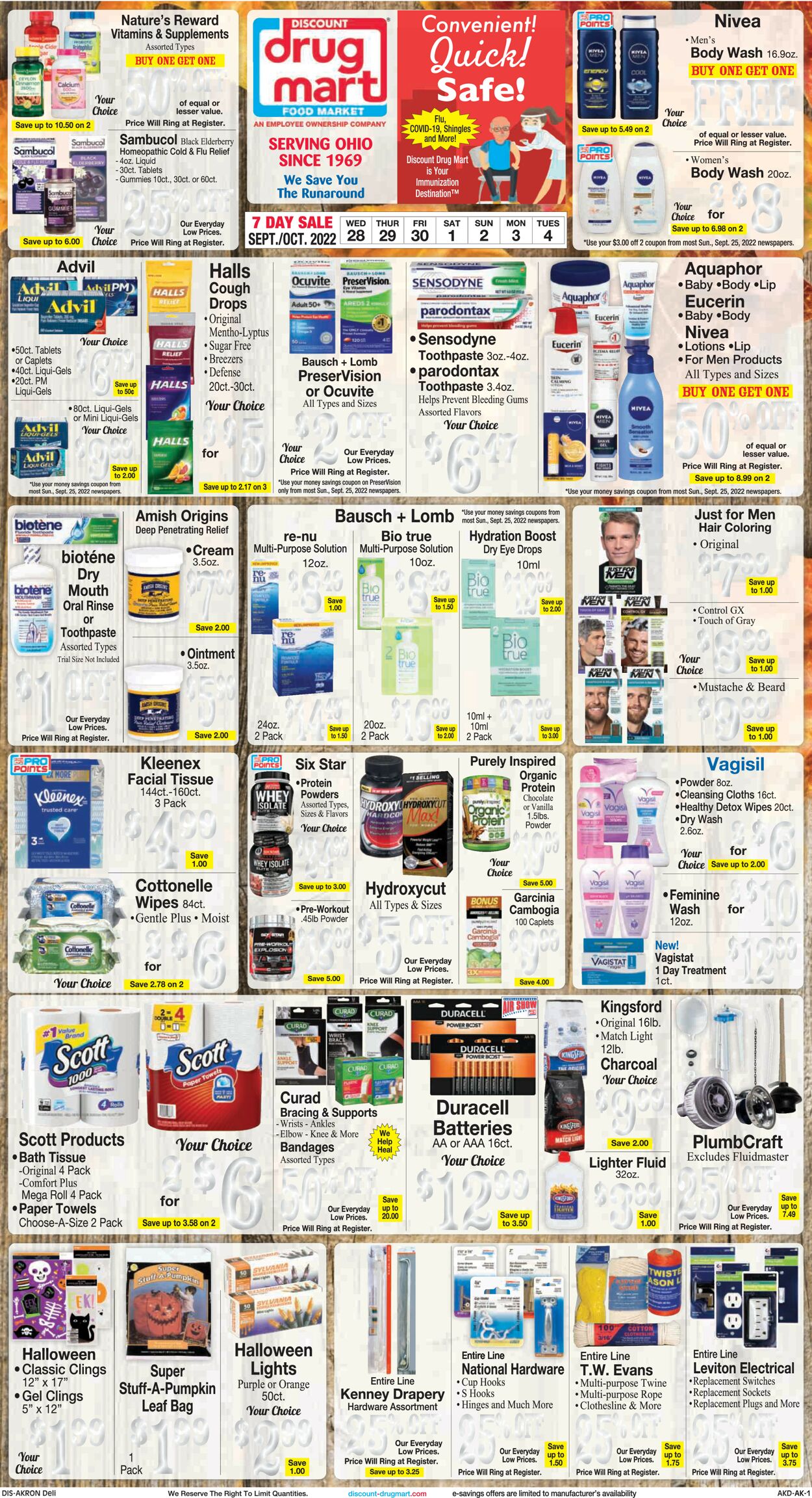 Discount Drug Mart Ad from 09/28/2022