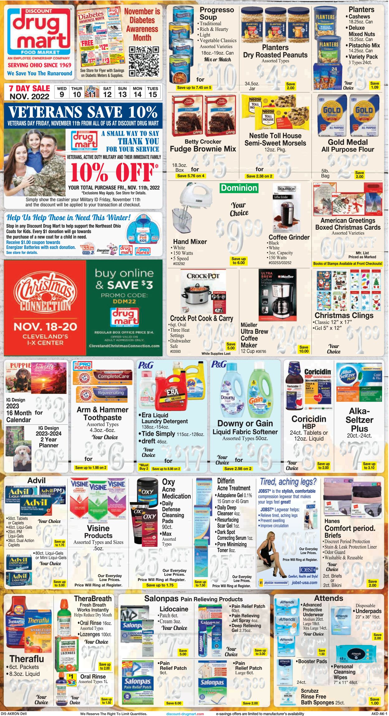 Discount Drug Mart Ad from 11/09/2022