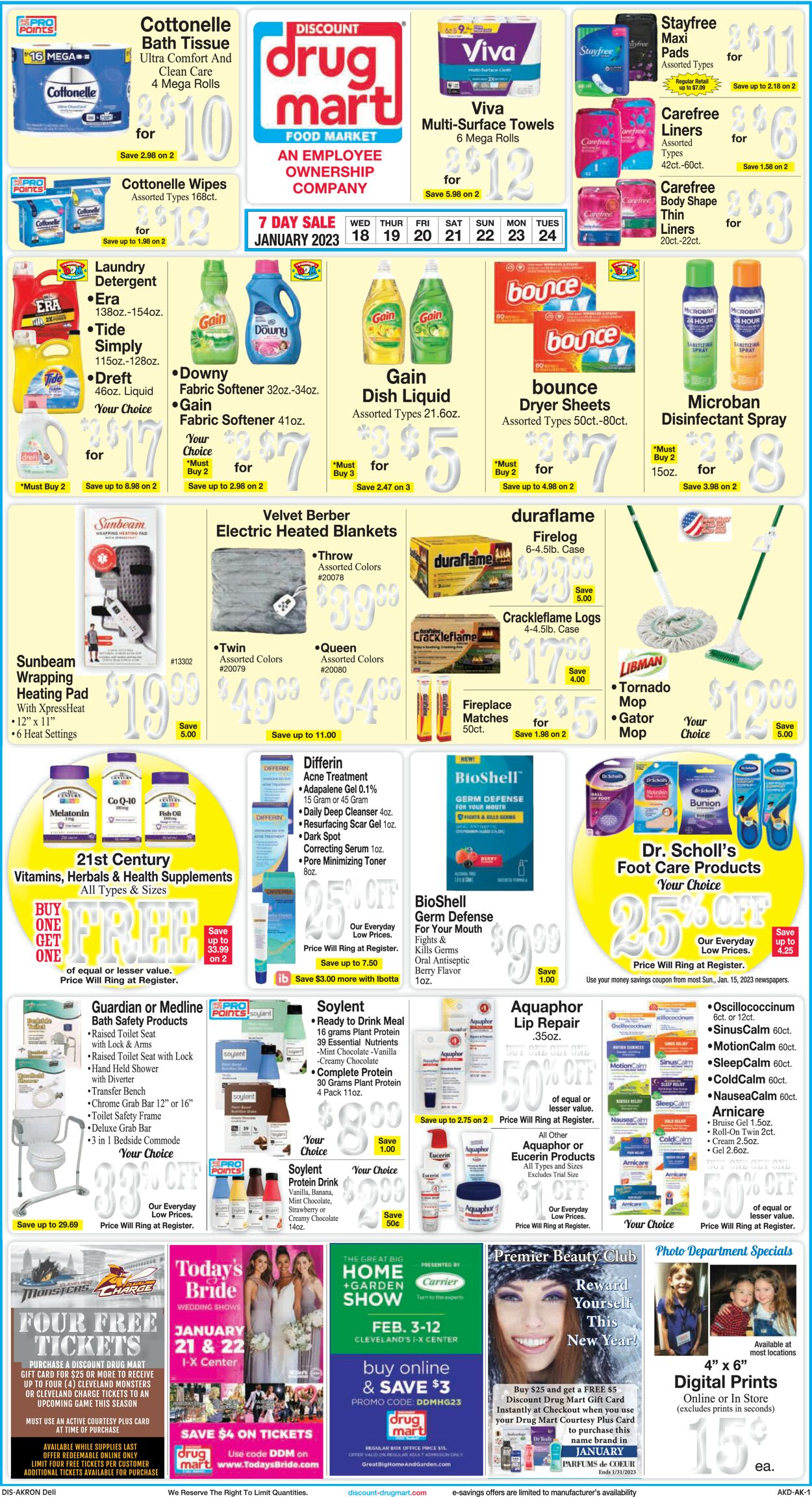 Discount Drug Mart Ad from 01/18/2023